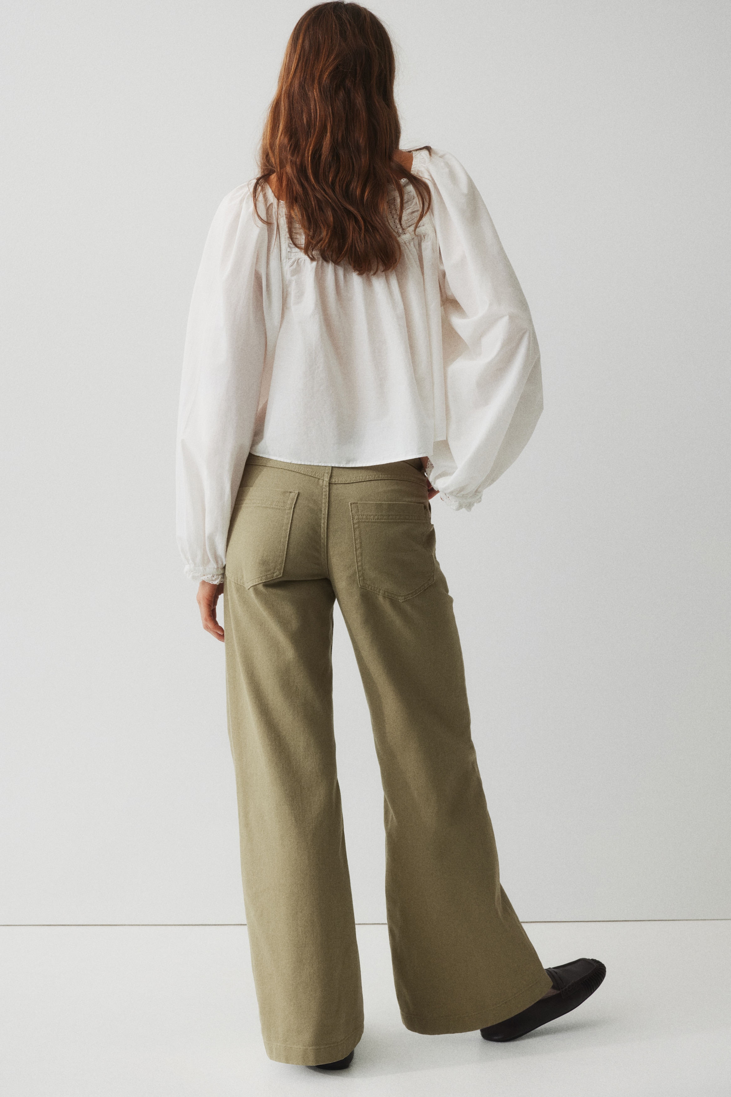 Cotton twill trousers
