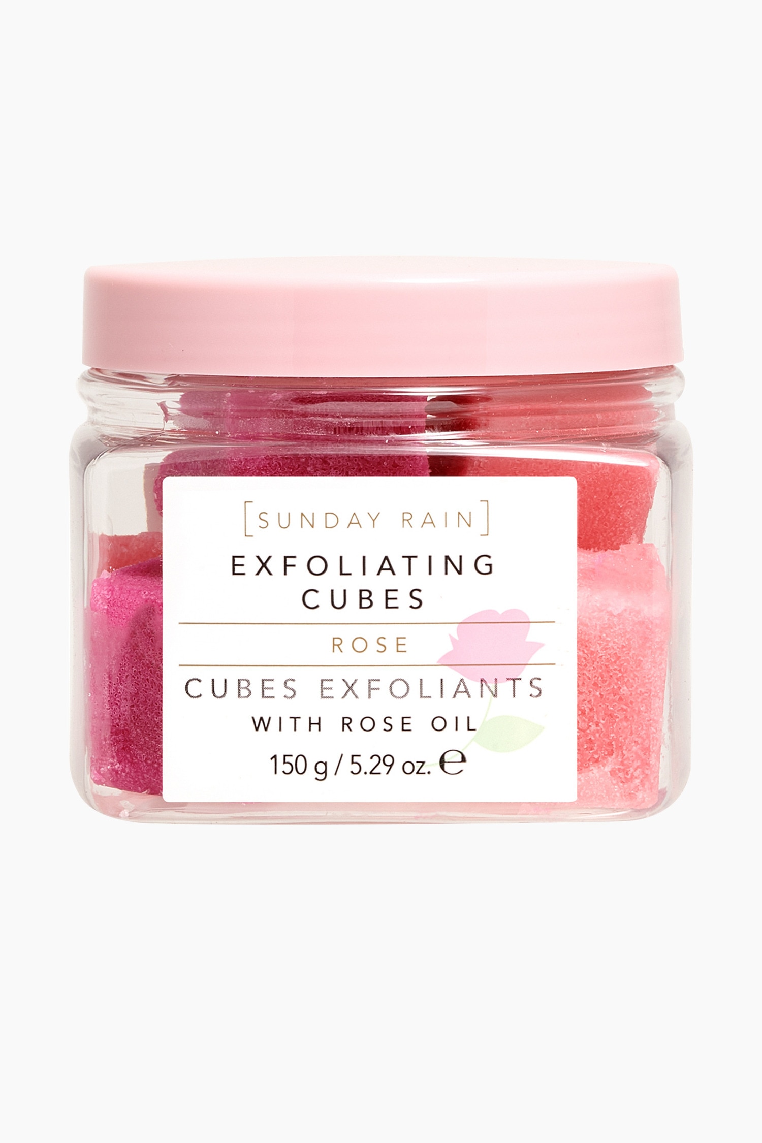 Sunday Rain - Exfoliating Cubes - Rose