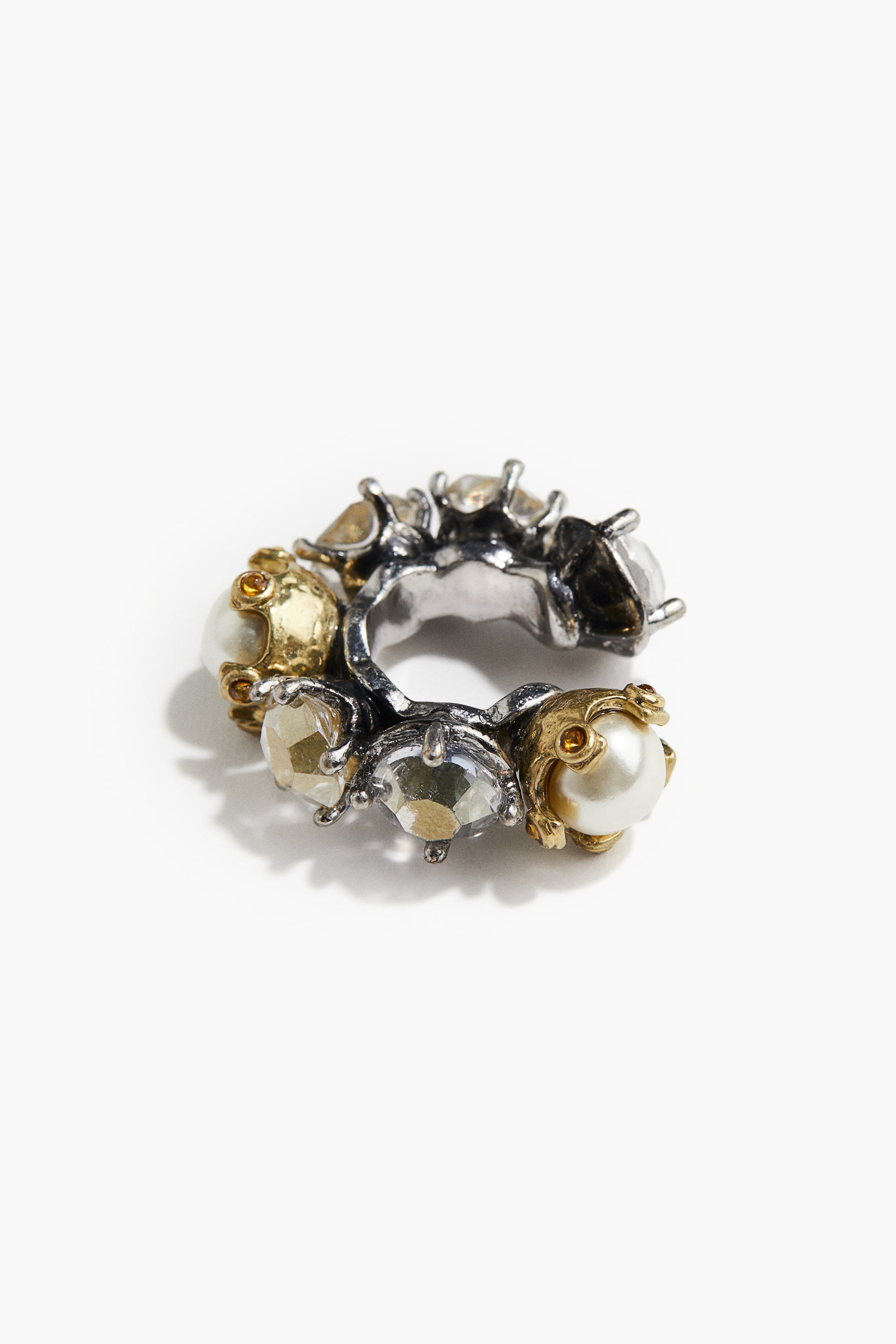 Ampliar la imagen: Ear cuff con pedrería - Plateado - Ladies | H&M MX 3