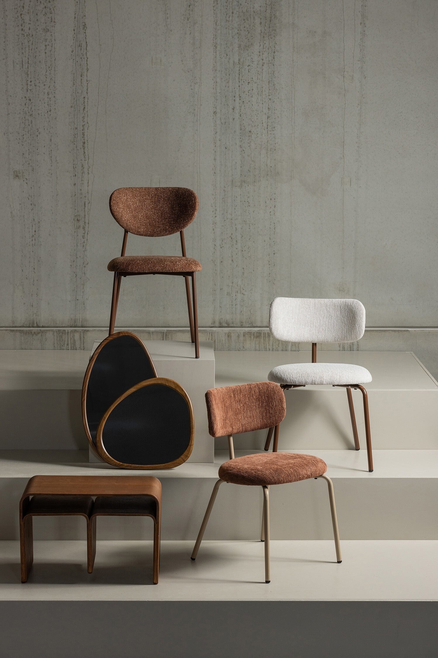 Frey Side Table - Brown