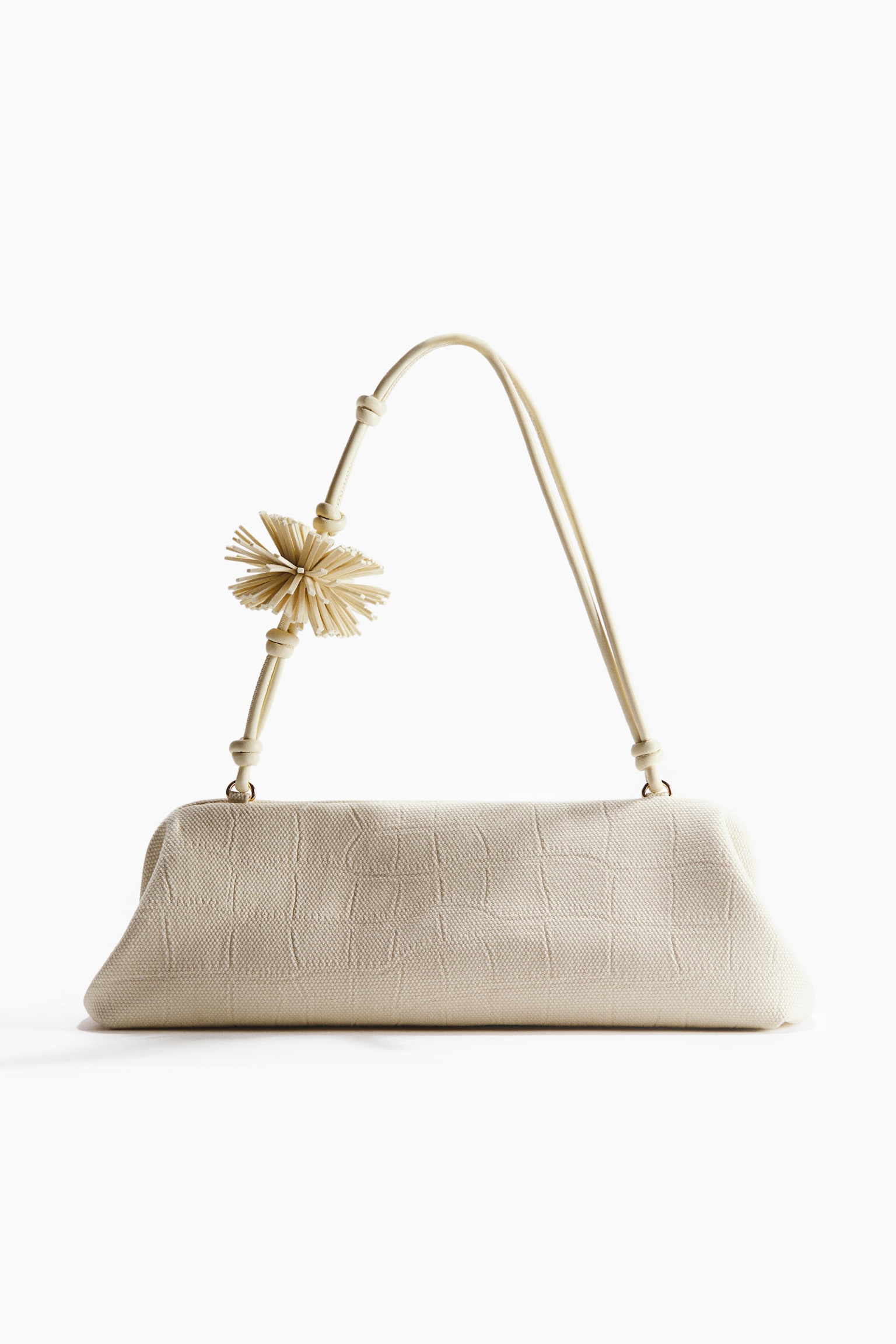 Pompom-detail shoulder bag - 2