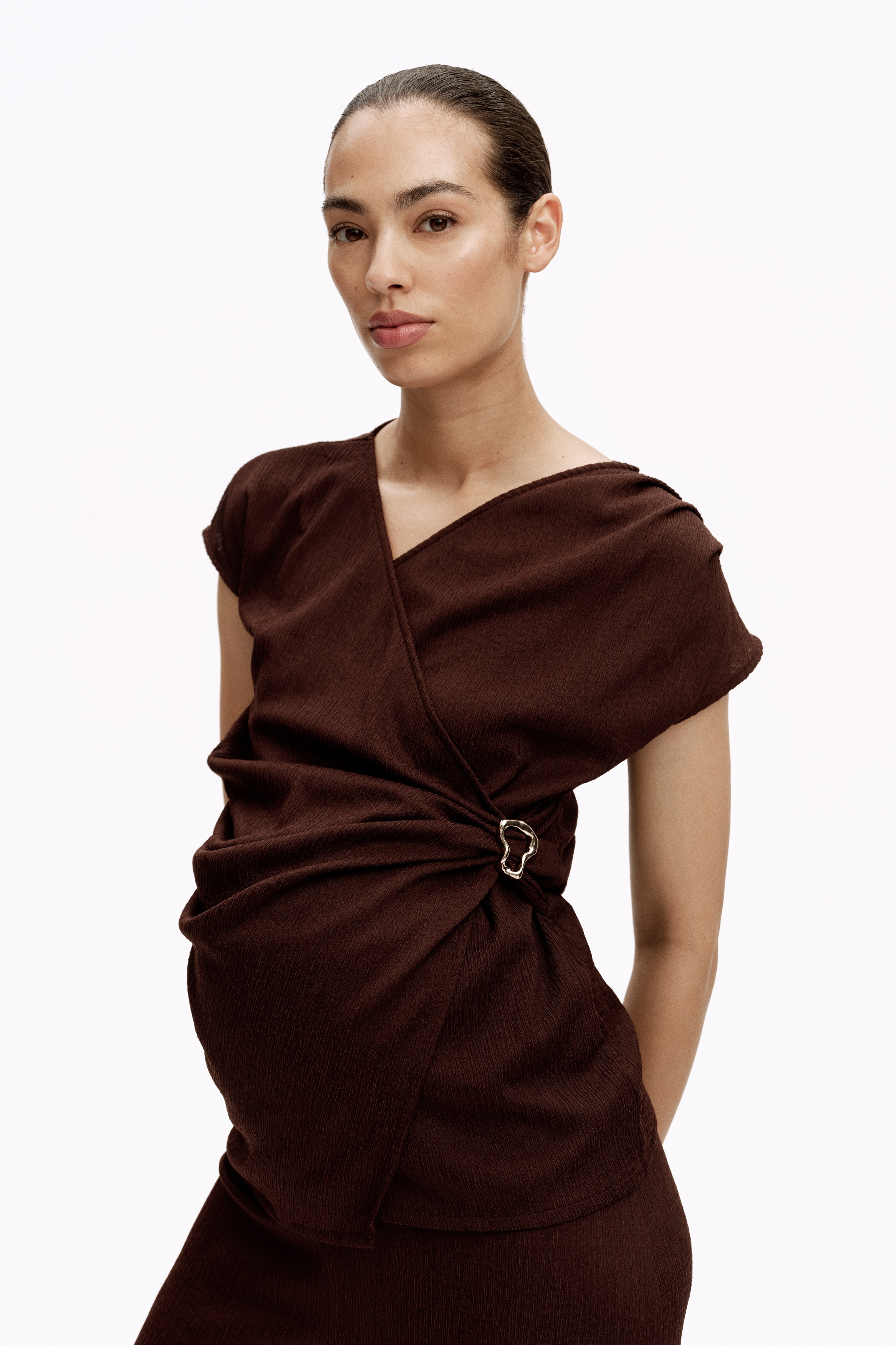 H.M！ H&M MAMA 2-Piece Crinkled Jersey Set | Pacific City
