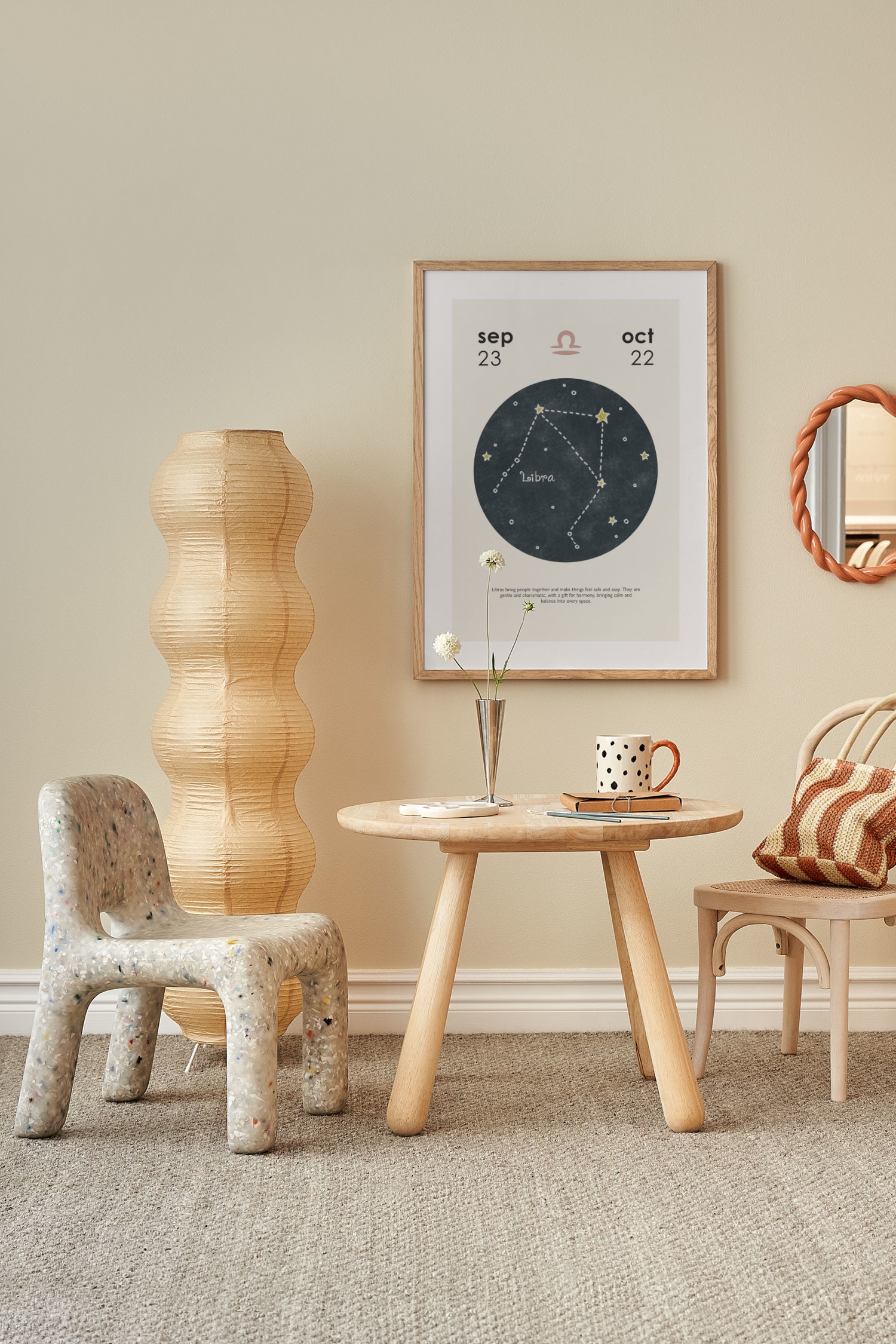 Zodiac Poster - Libra/Saggitarius/Scorpio/Capricorn/Aquarius/Pisces/Virgo/Gemini/Leo/Aries/Cancer/Taurus