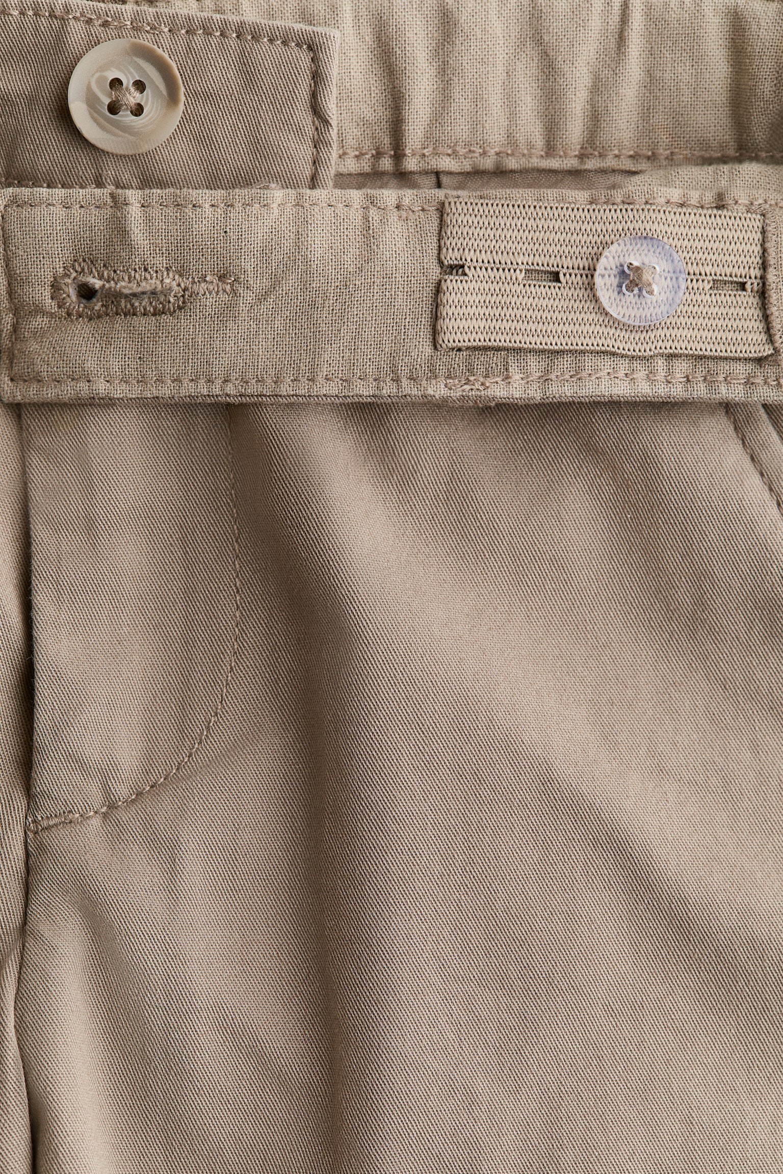 3-pack cotton chino shorts - Beige/Dark grey/Light blue/Dark beige - 3