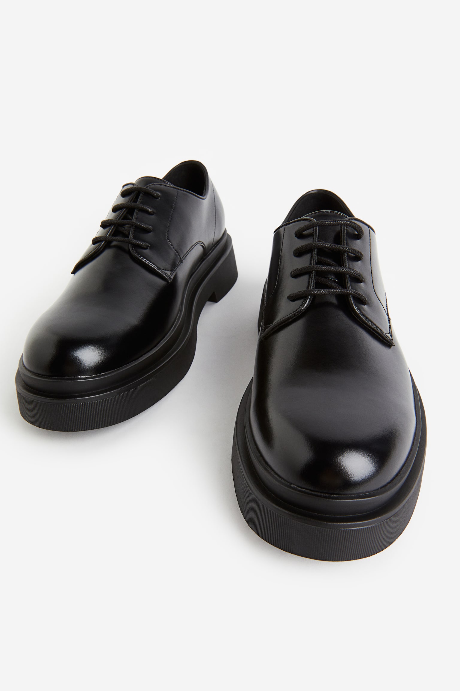 Derby Shoes - Black - 4