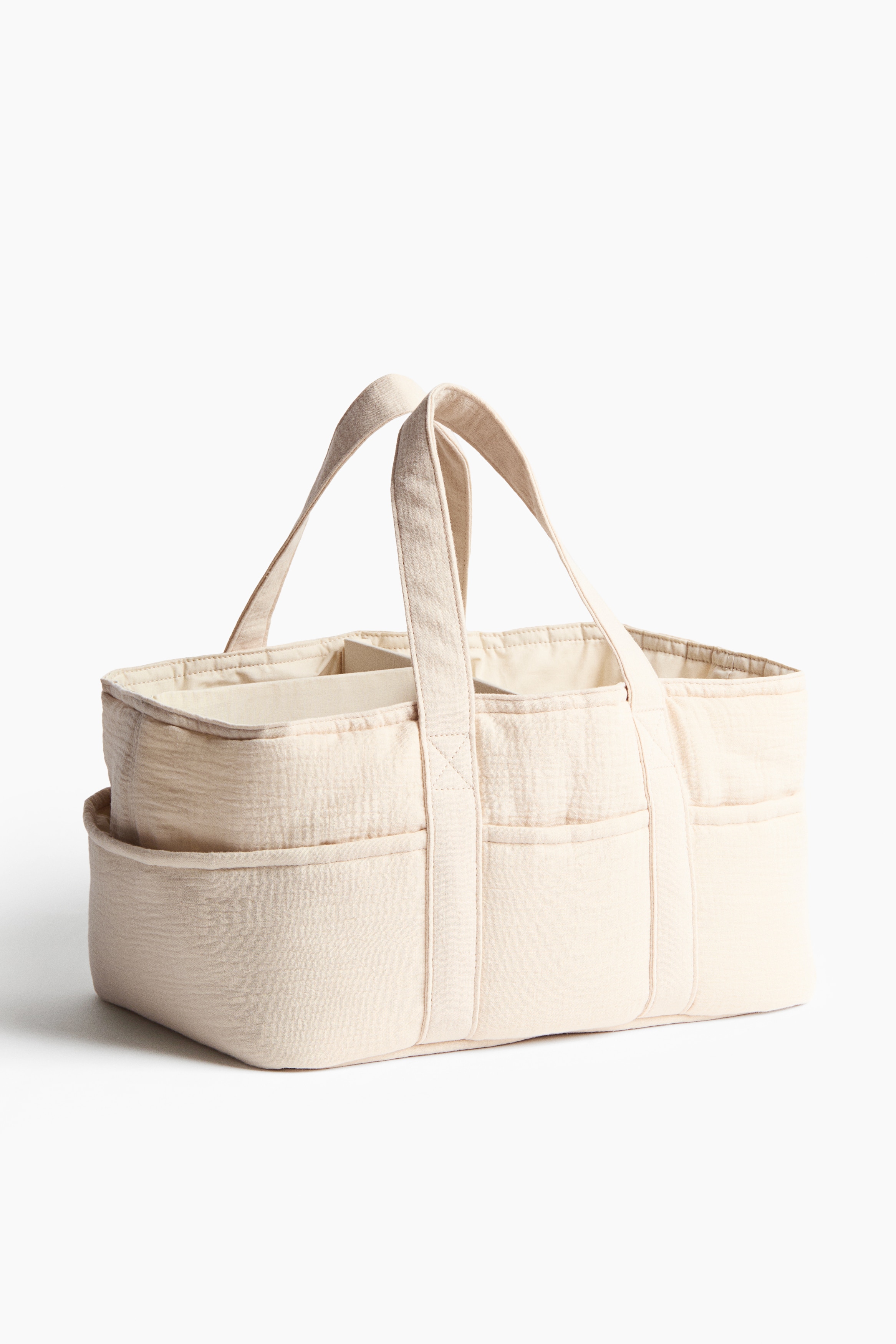 Muslin Diaper Bag-Light beige