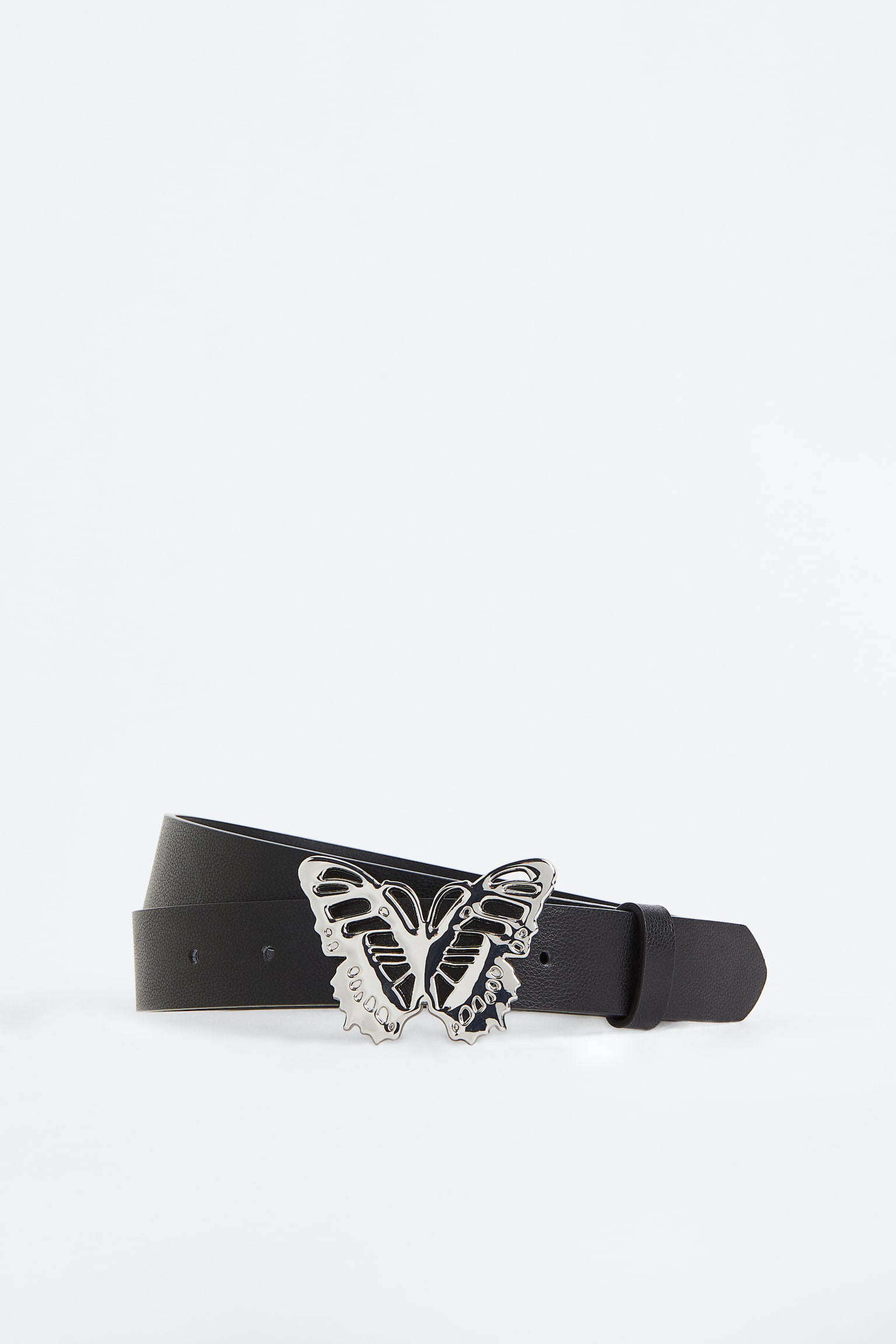 Metal Buckle Belt - Black - 1