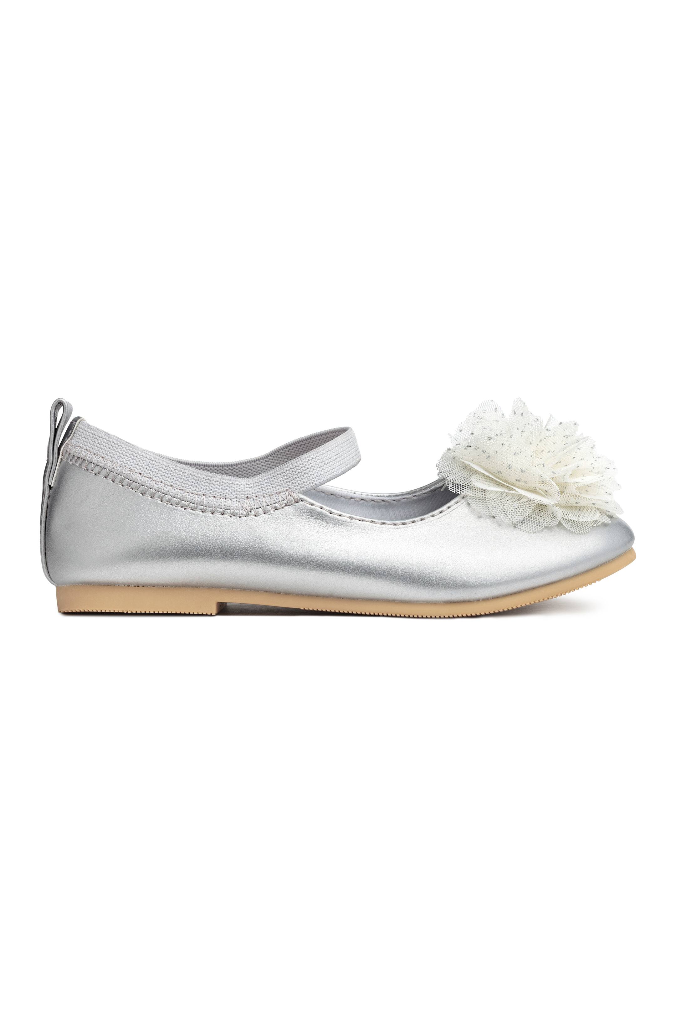 View larger image: Ballet pumps - Silver-coloured - Kids | H&M GB 1