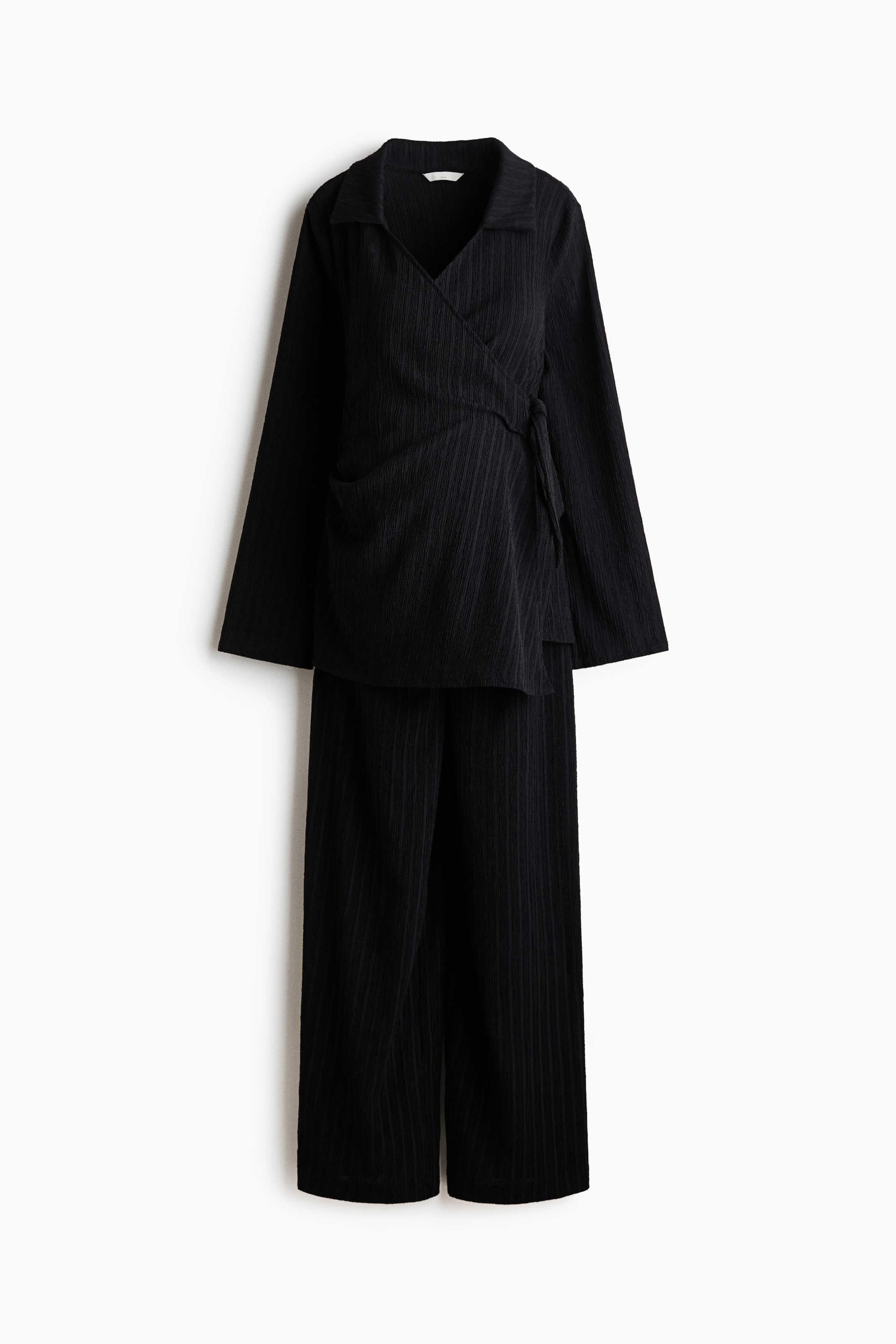 MAMA 2-Piece Textured Jersey Set