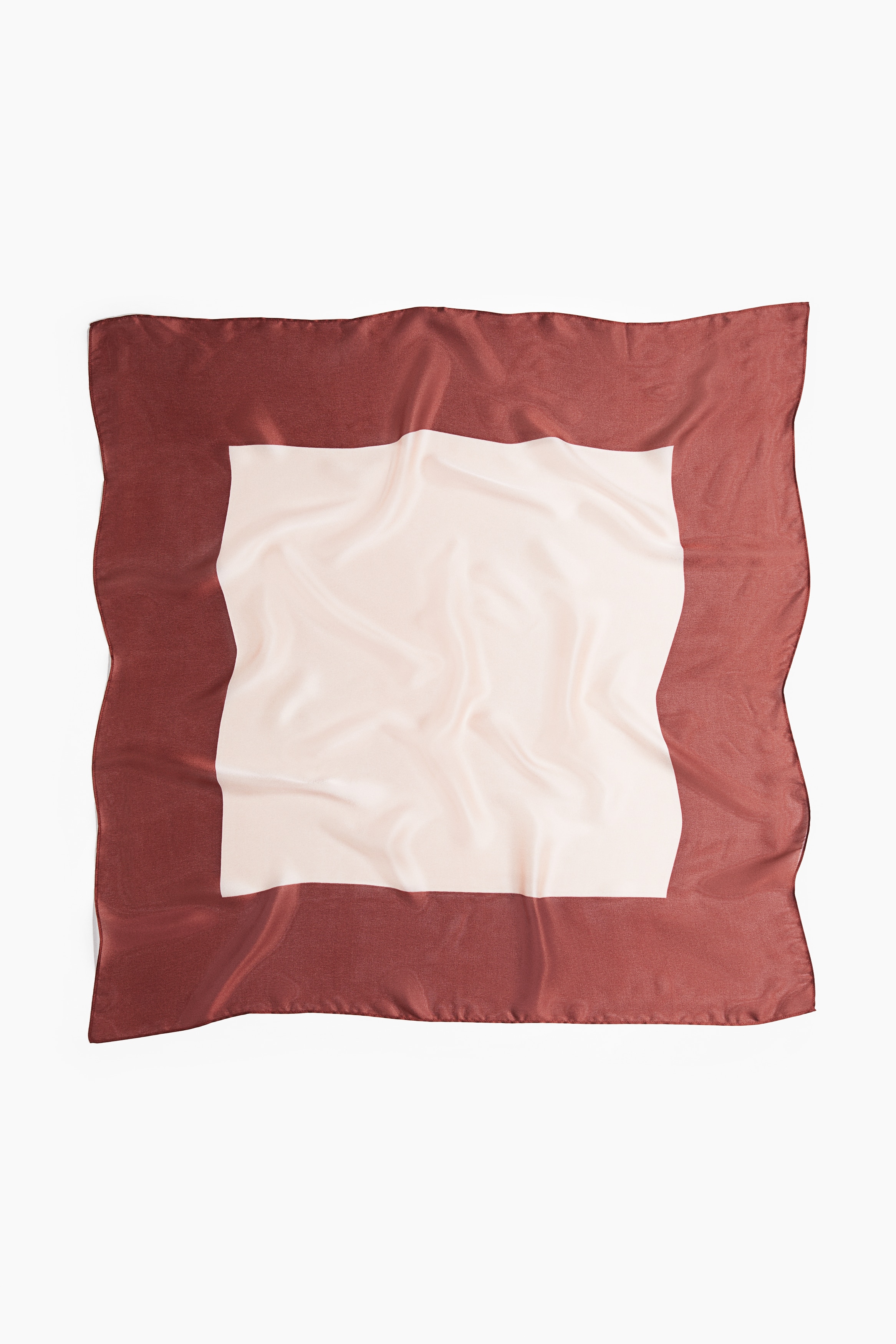 H & M - パターンスカーフ - オレンジ