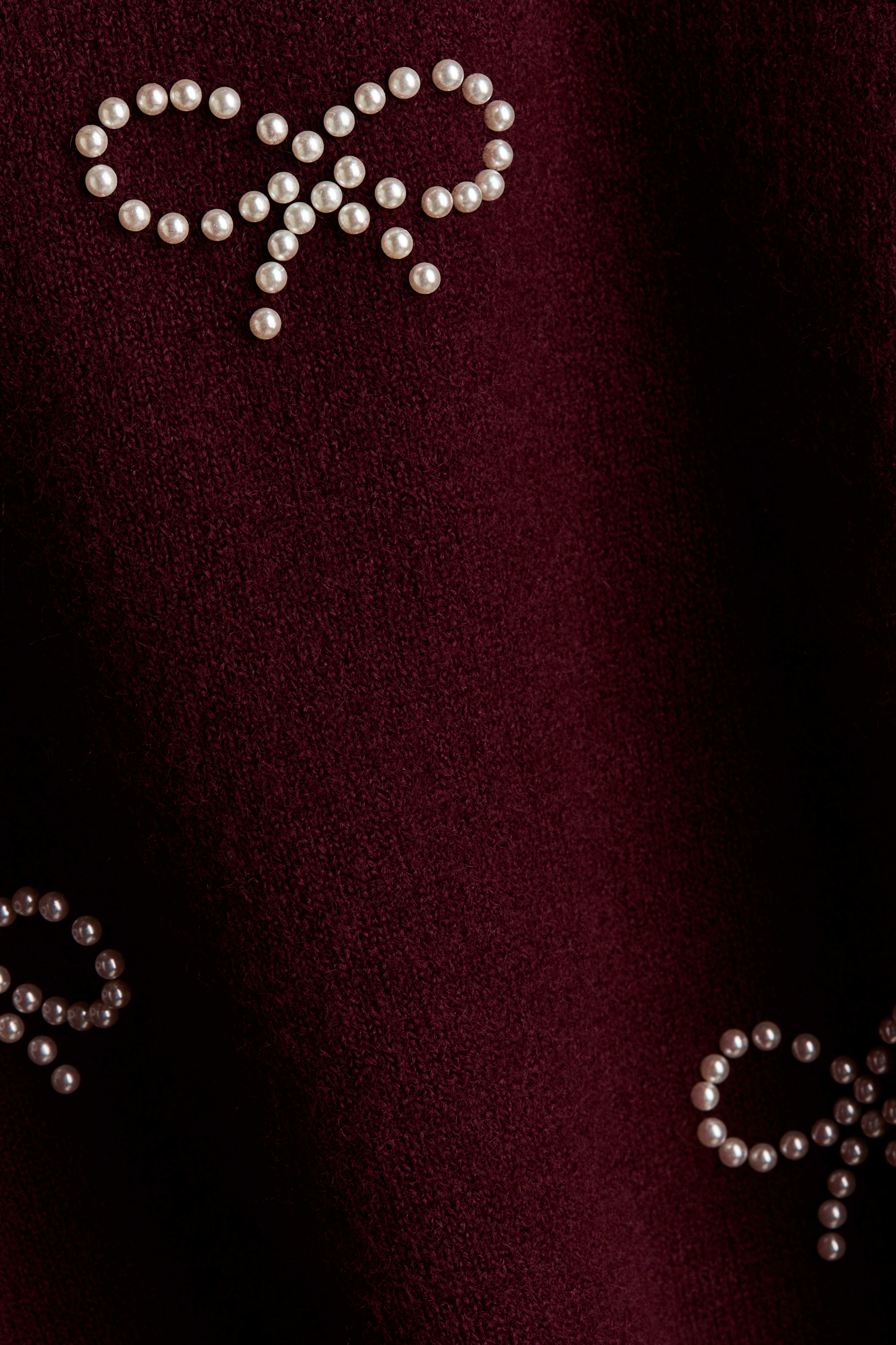 Loose-Fit Motif-Detail Sweater
