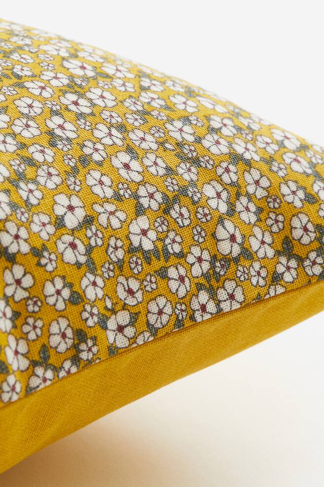 Spotted cotton cushion cover - Yellow/Floral /Light grey/Spotted/White/Spotted/Light beige/Spotted - 2