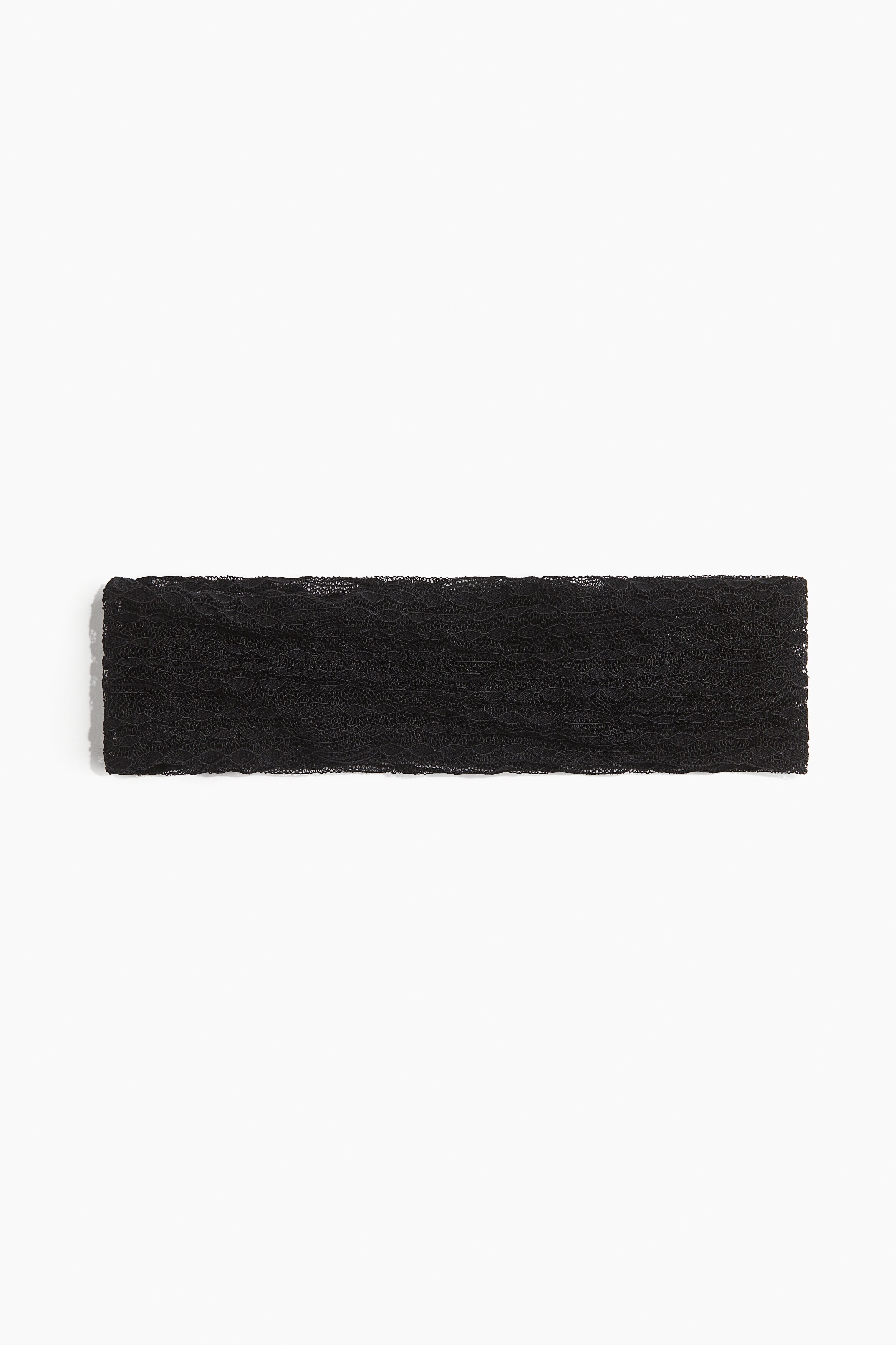 Signore - Nero Fascia per capelli in pizzo  - H&M