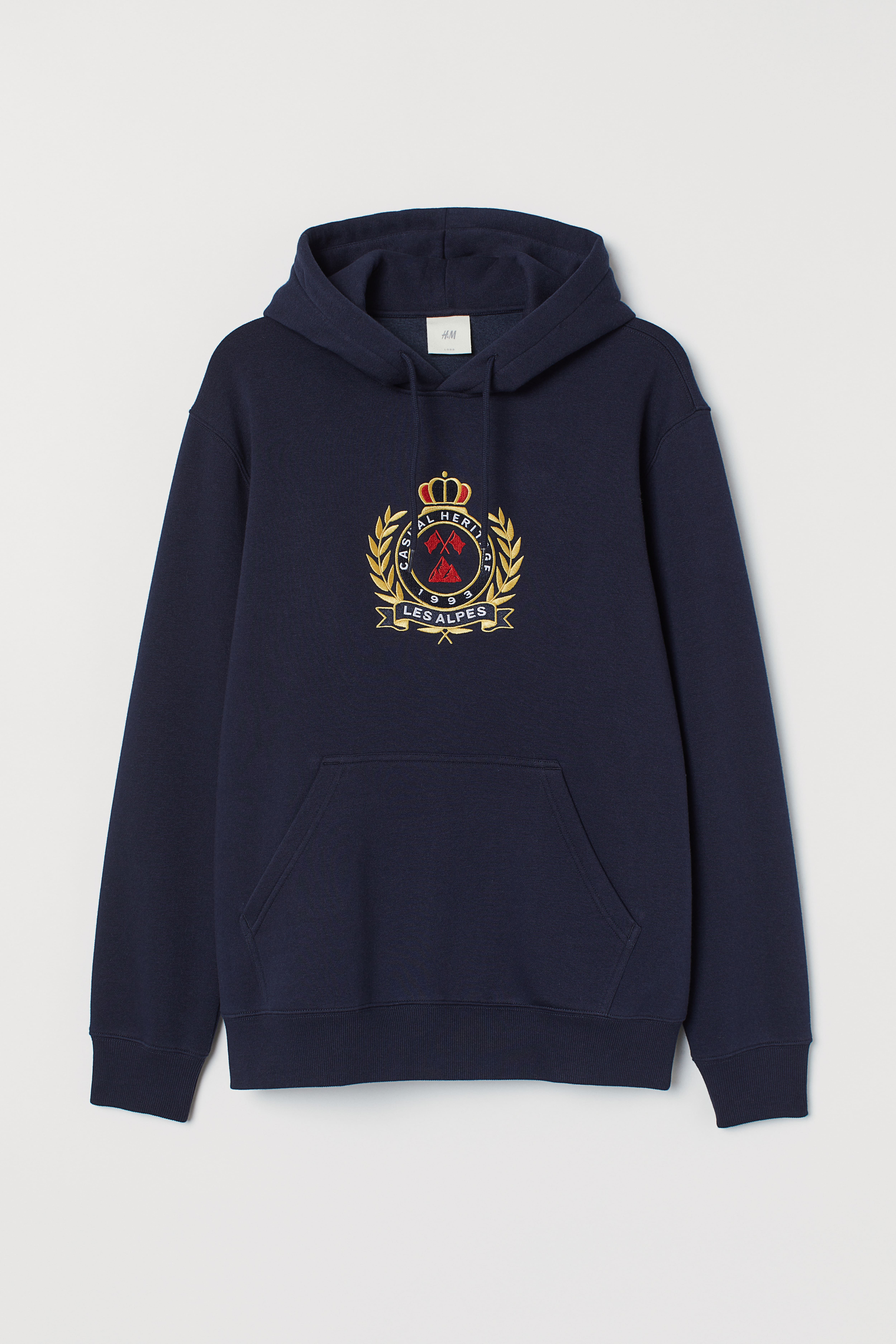 H&m navy hoodie best sale