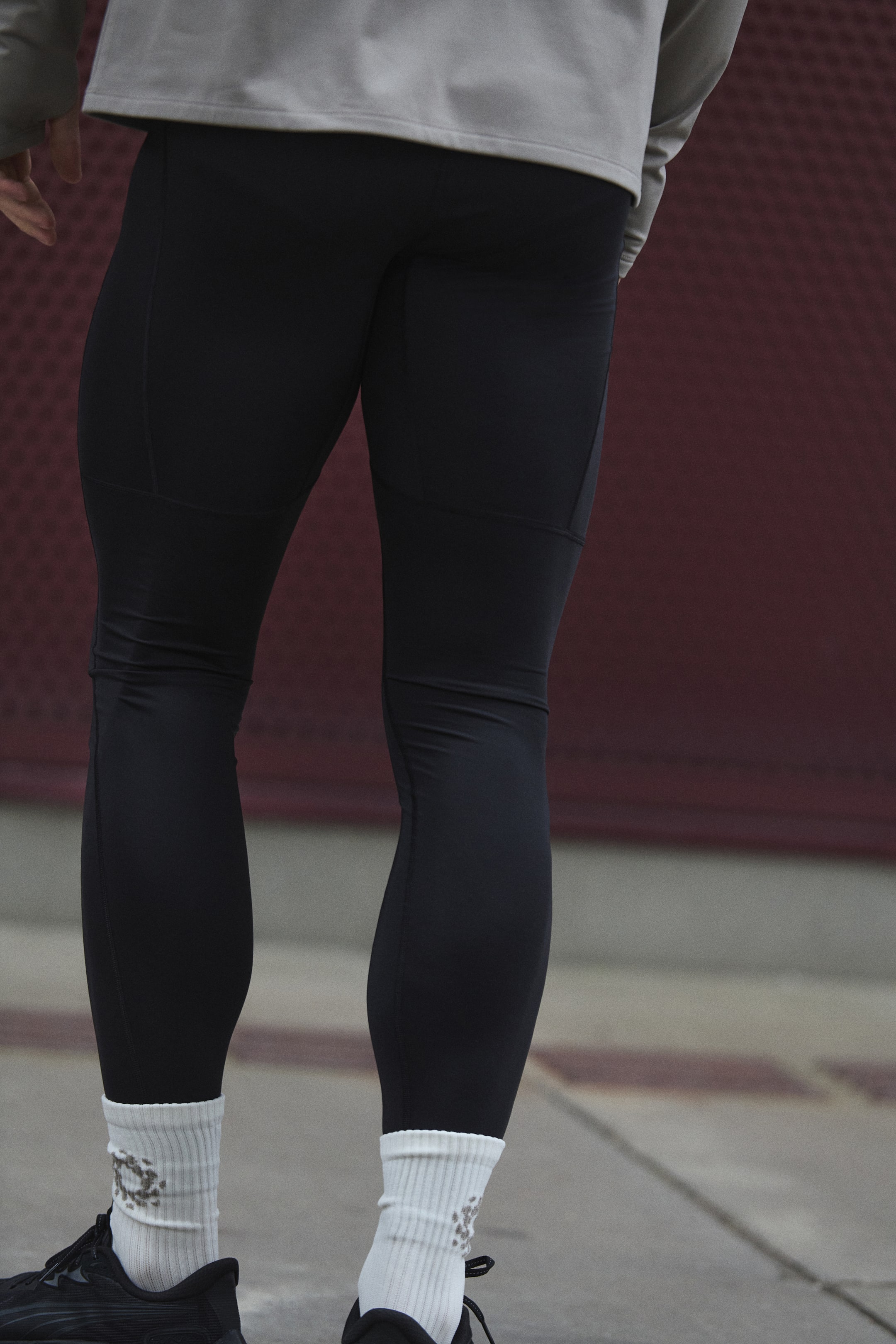 View larger image: Pocket-detail running tights with DryMove™ - Black - Men | H&M IN 5