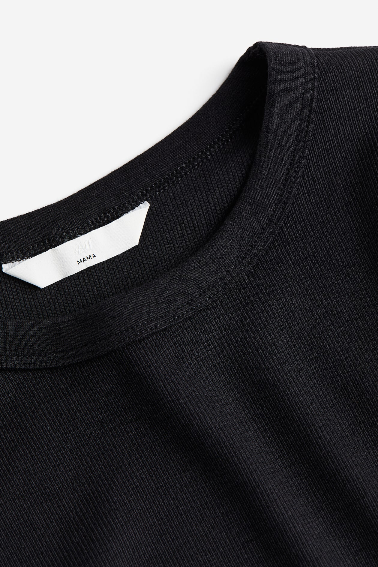 MAMA Ribbed Jersey Top - image 2