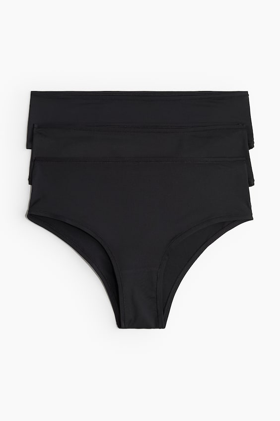 Трусы-брифы Hipster, микрофибра, 3 шт. — H&M