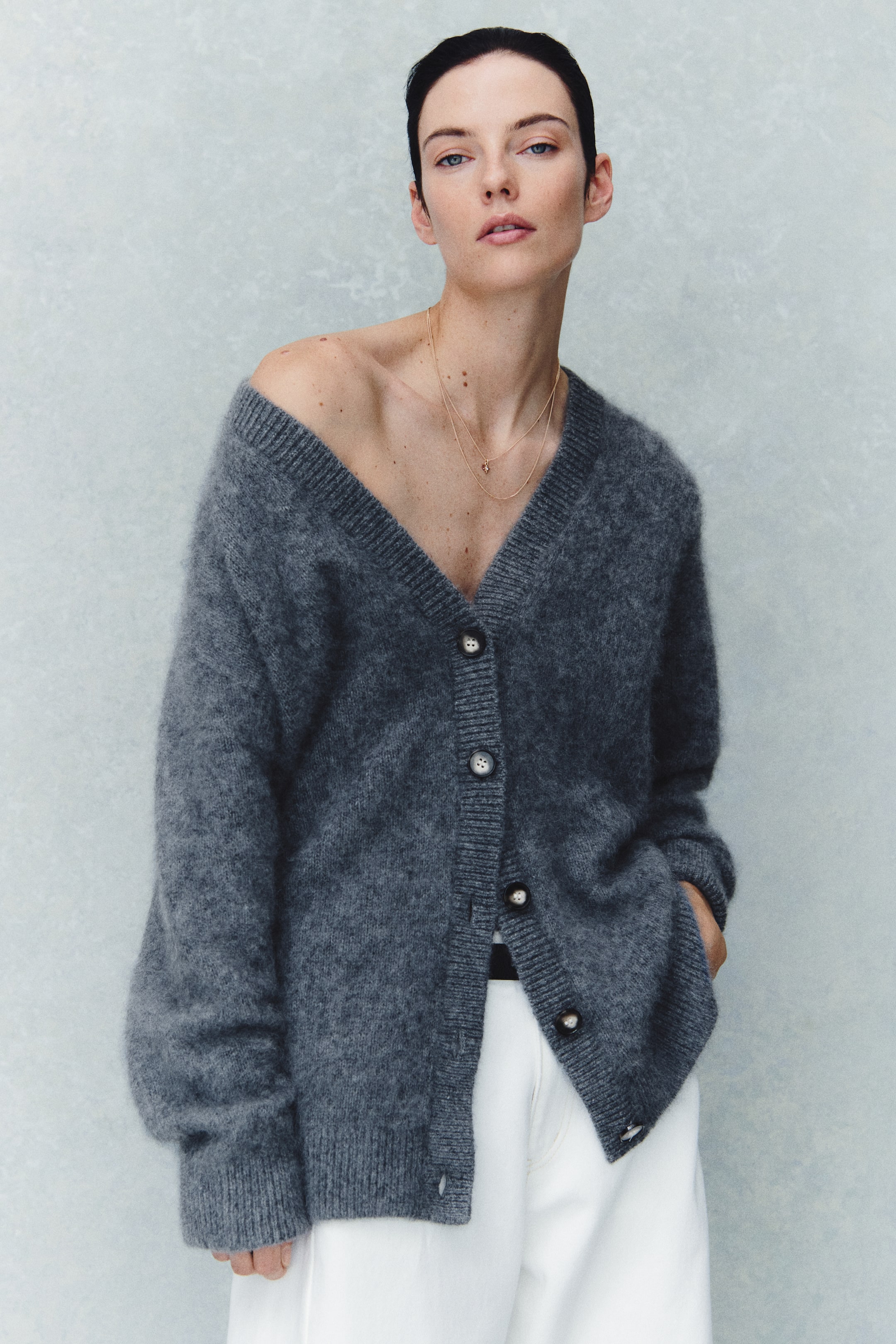 Chandail grande taille en laine