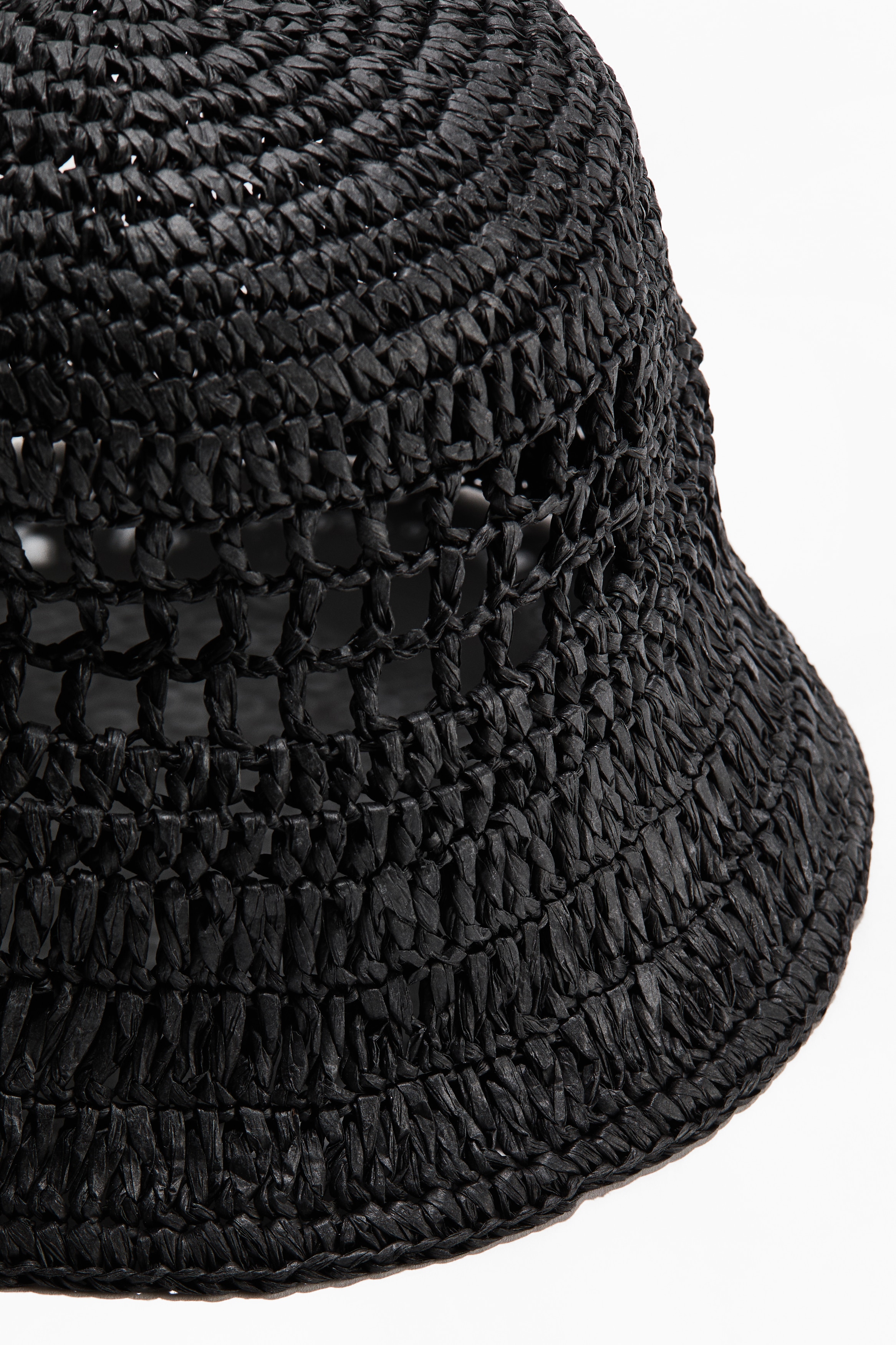Straw bucket hat