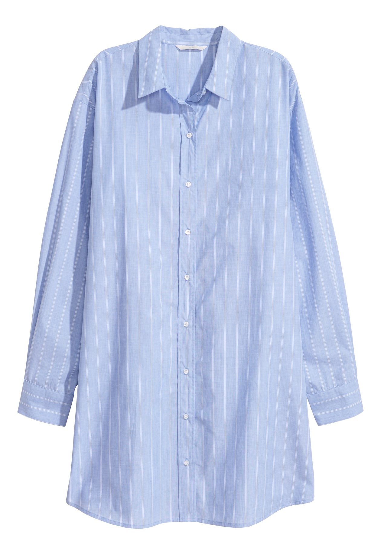 Oversized shirt - Long sleeve - Light blue - Ladies | H&M GB