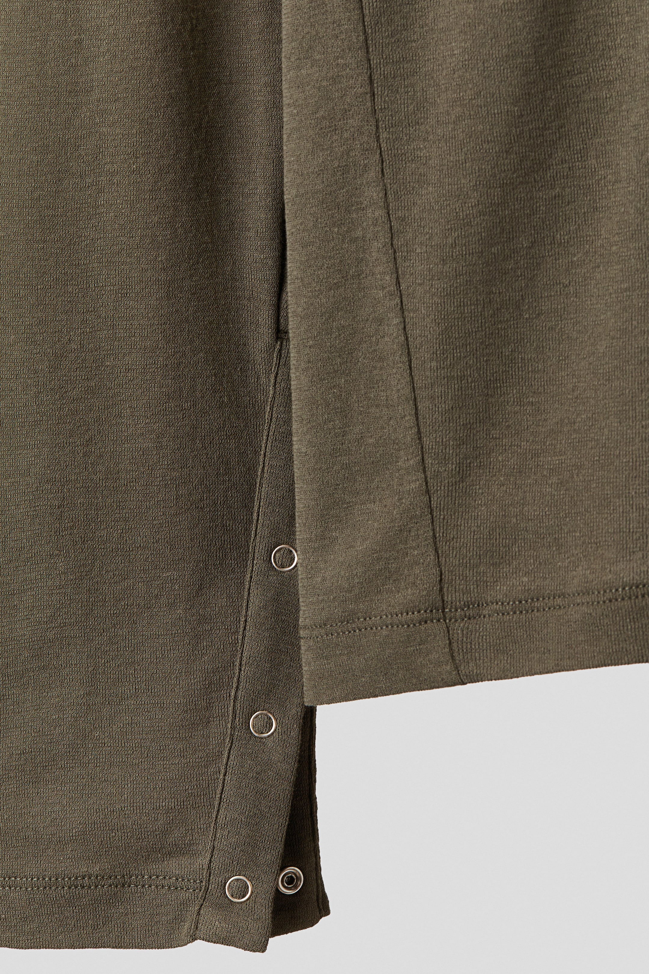 Slim-Fit Cotton Henley Shirt