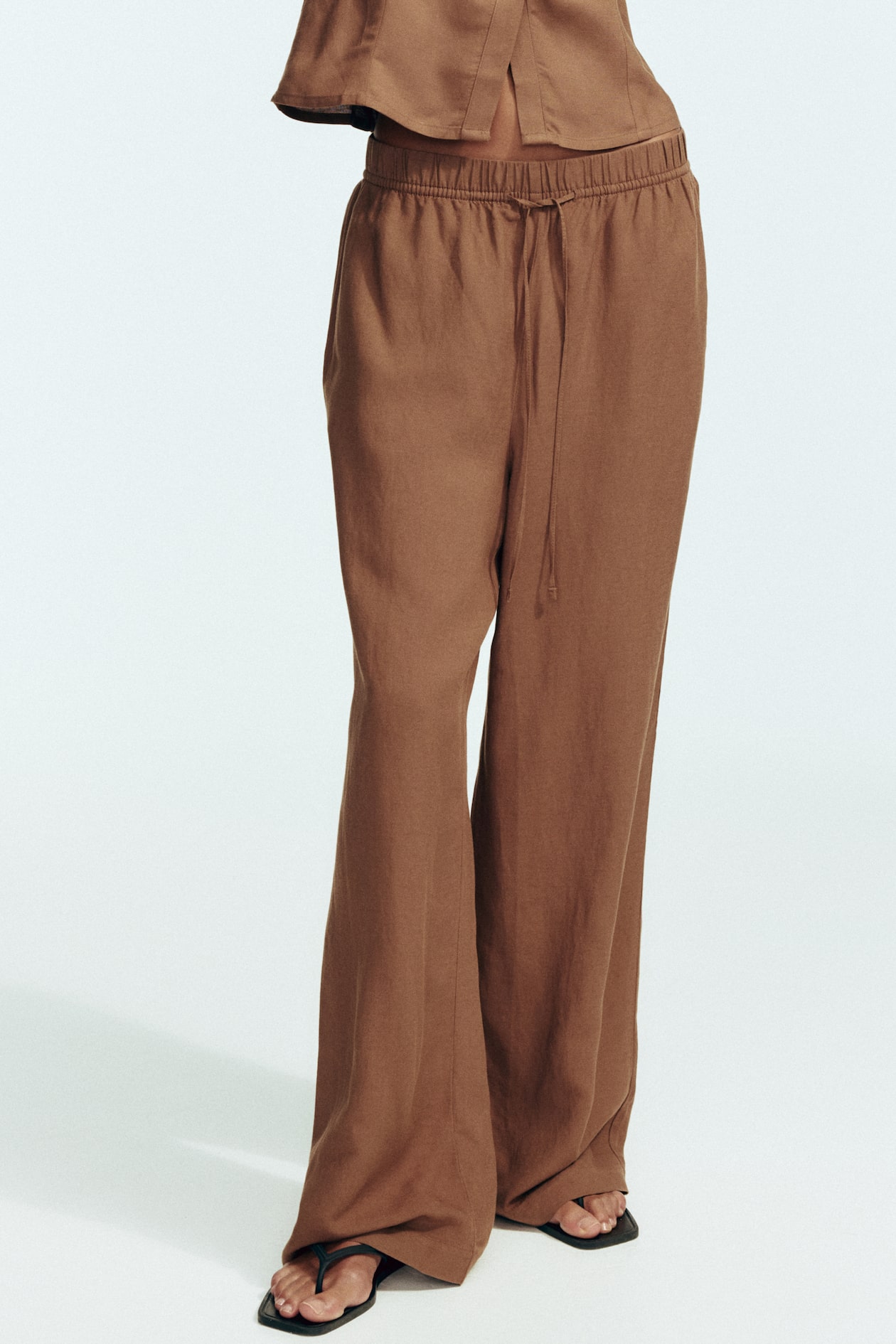 Linen-Blend Pants - image 5