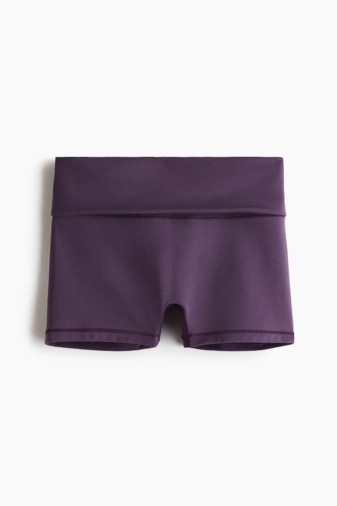 Sports cycling shorts with SoftMove™ - Purple/Black/Dusty purple - 1