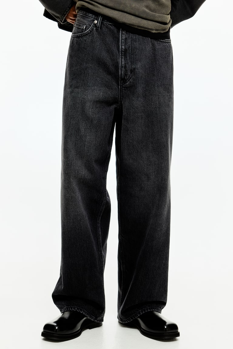 Baggy Jeans Black Men H&M IN