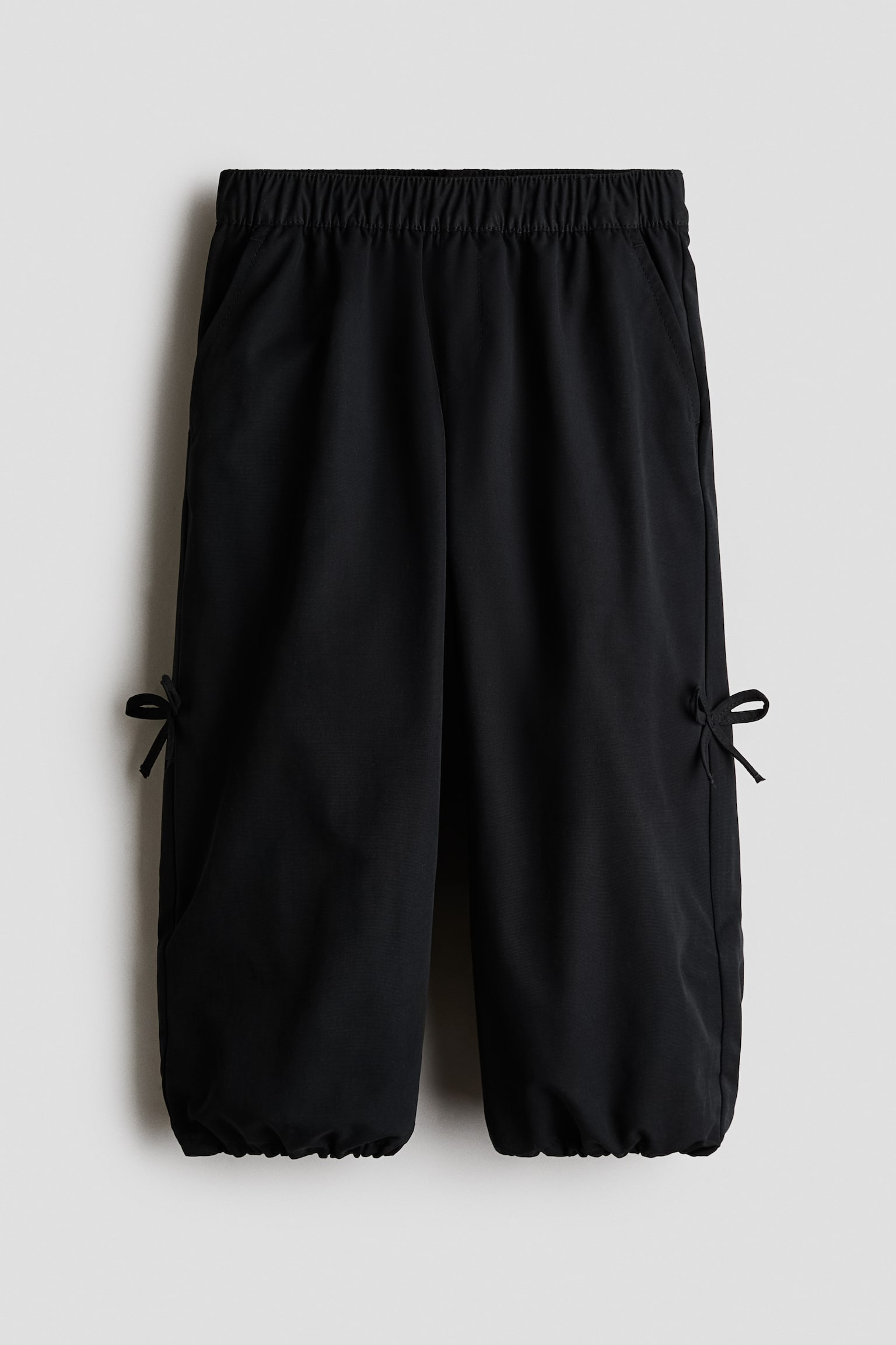 Bow-detail balloon joggers