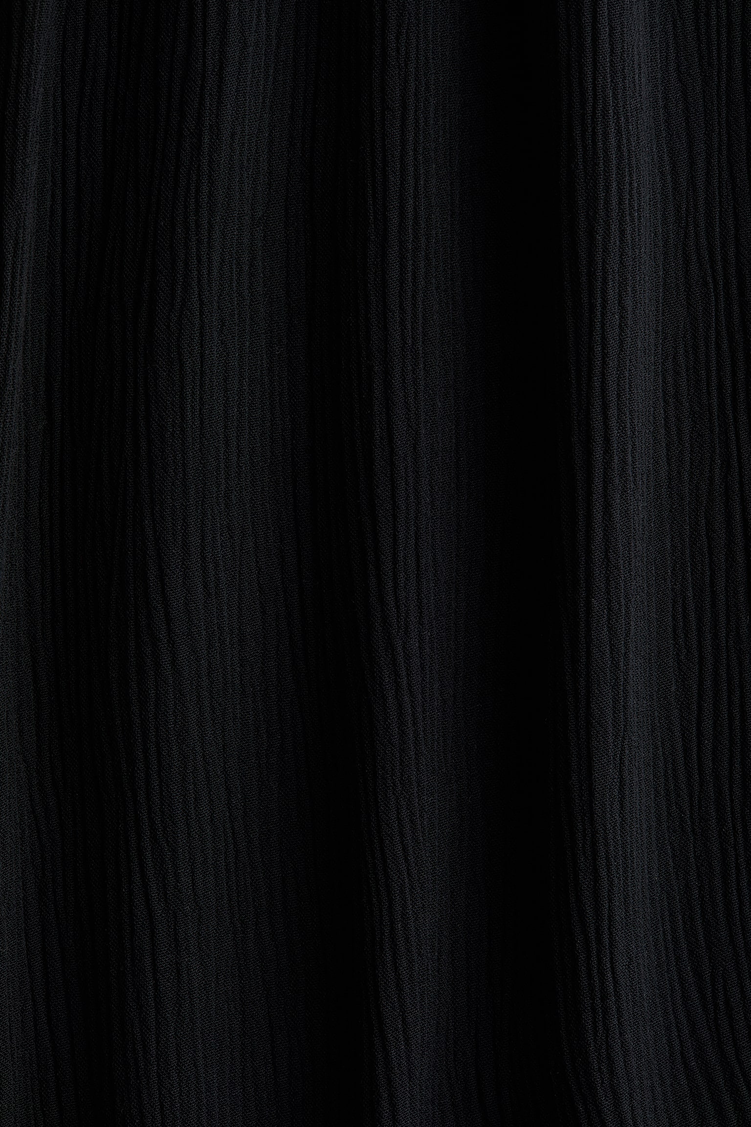 Pantalon à taille élastique-Noir - 2