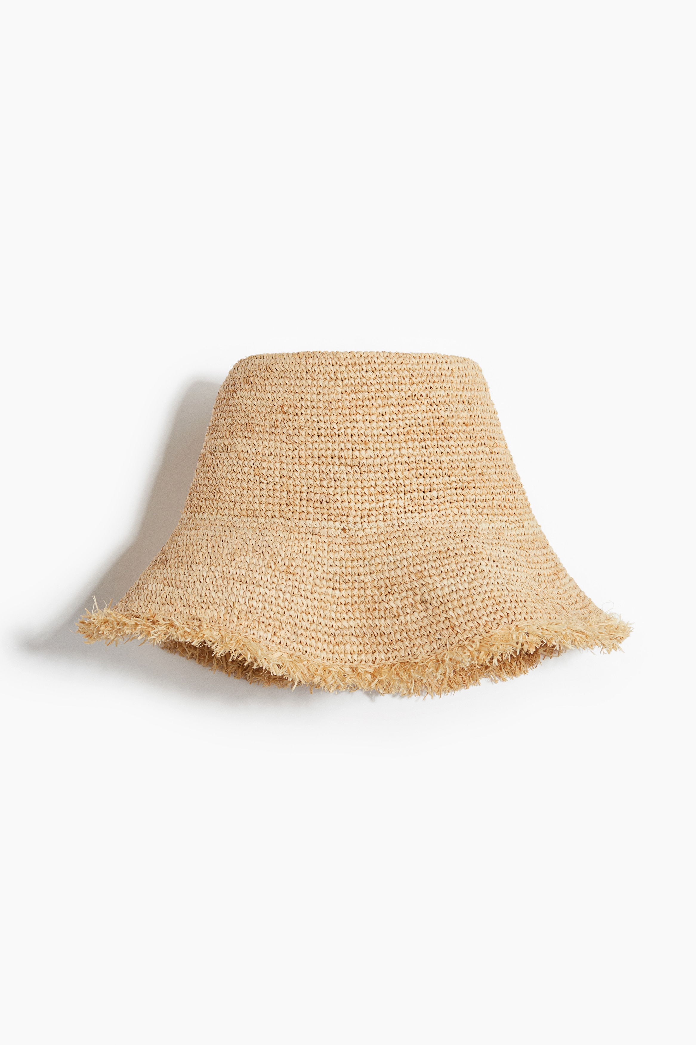 Cappello da pescatore in paglia - Beige chiaro