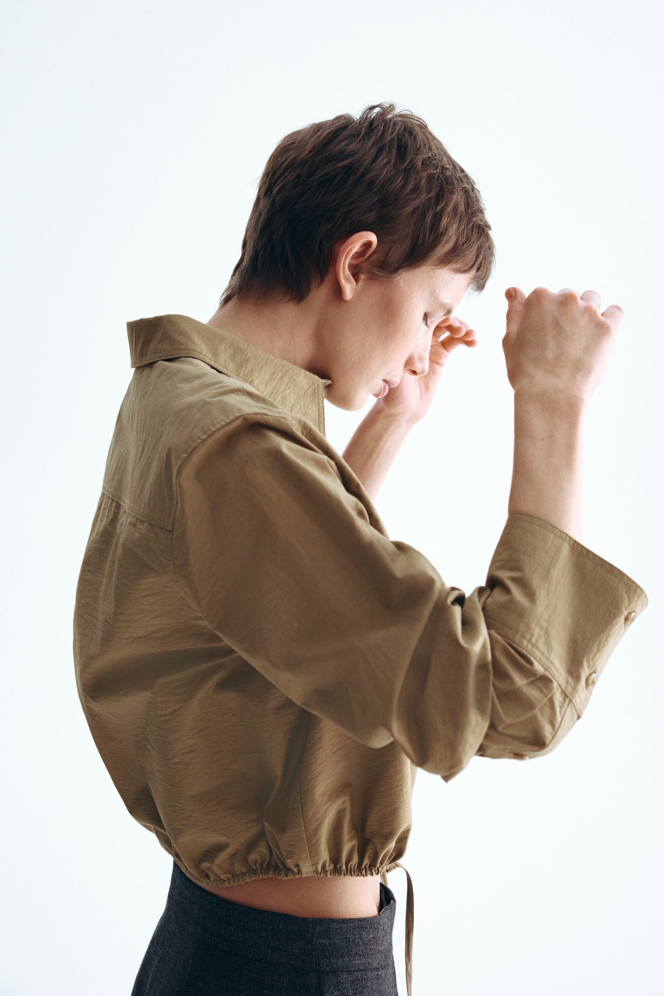 Женские рубашки H&M Drawstring Shirt — фото 4