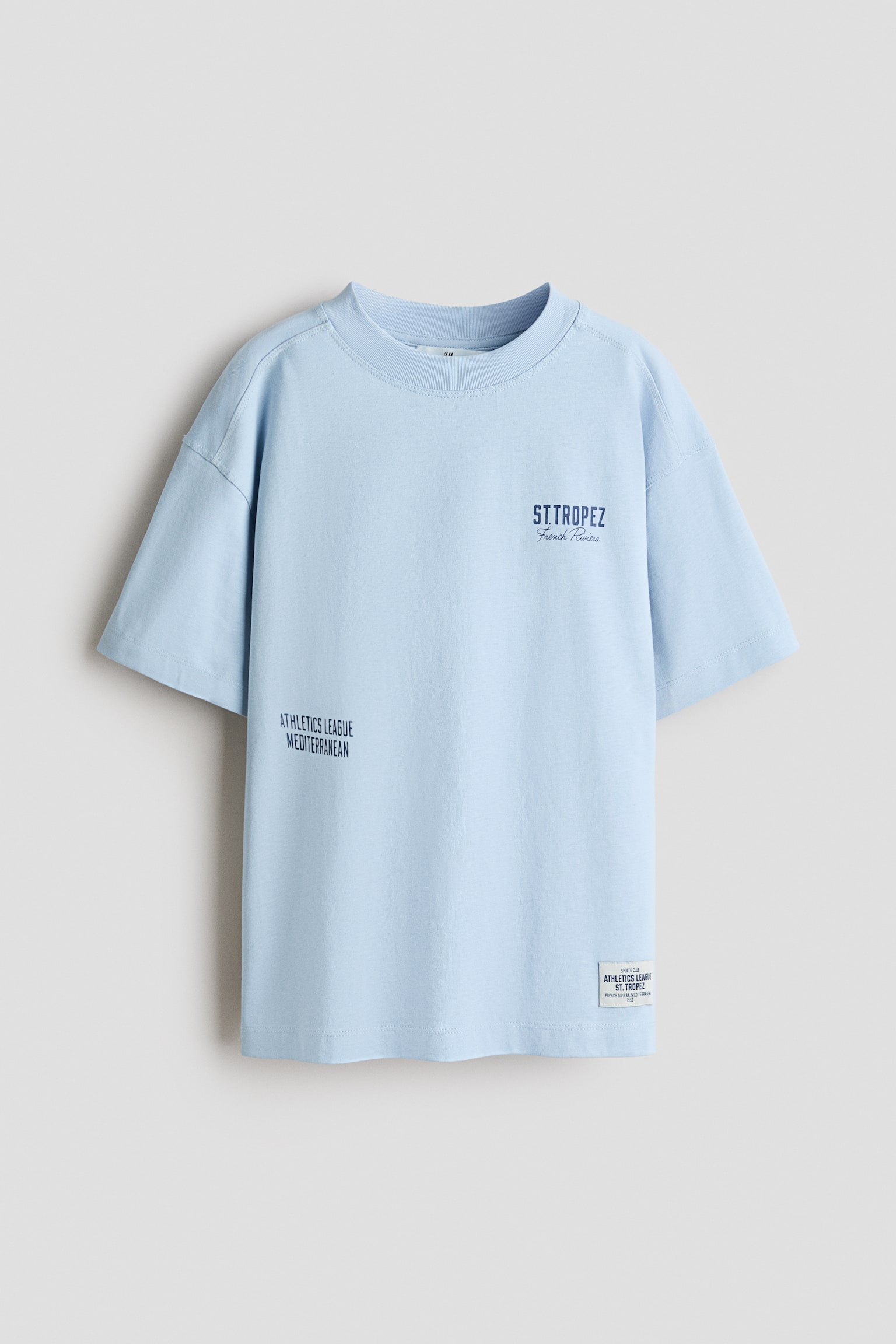 Print-motif T-shirt - Azzurro/St. Tropez/Crema/West Coast/Rosso/patatine - 1