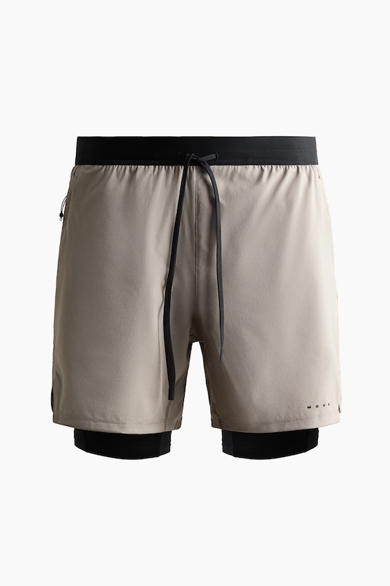 Мужские шорты H&M Double-Layered Sports Shorts with DryMove™