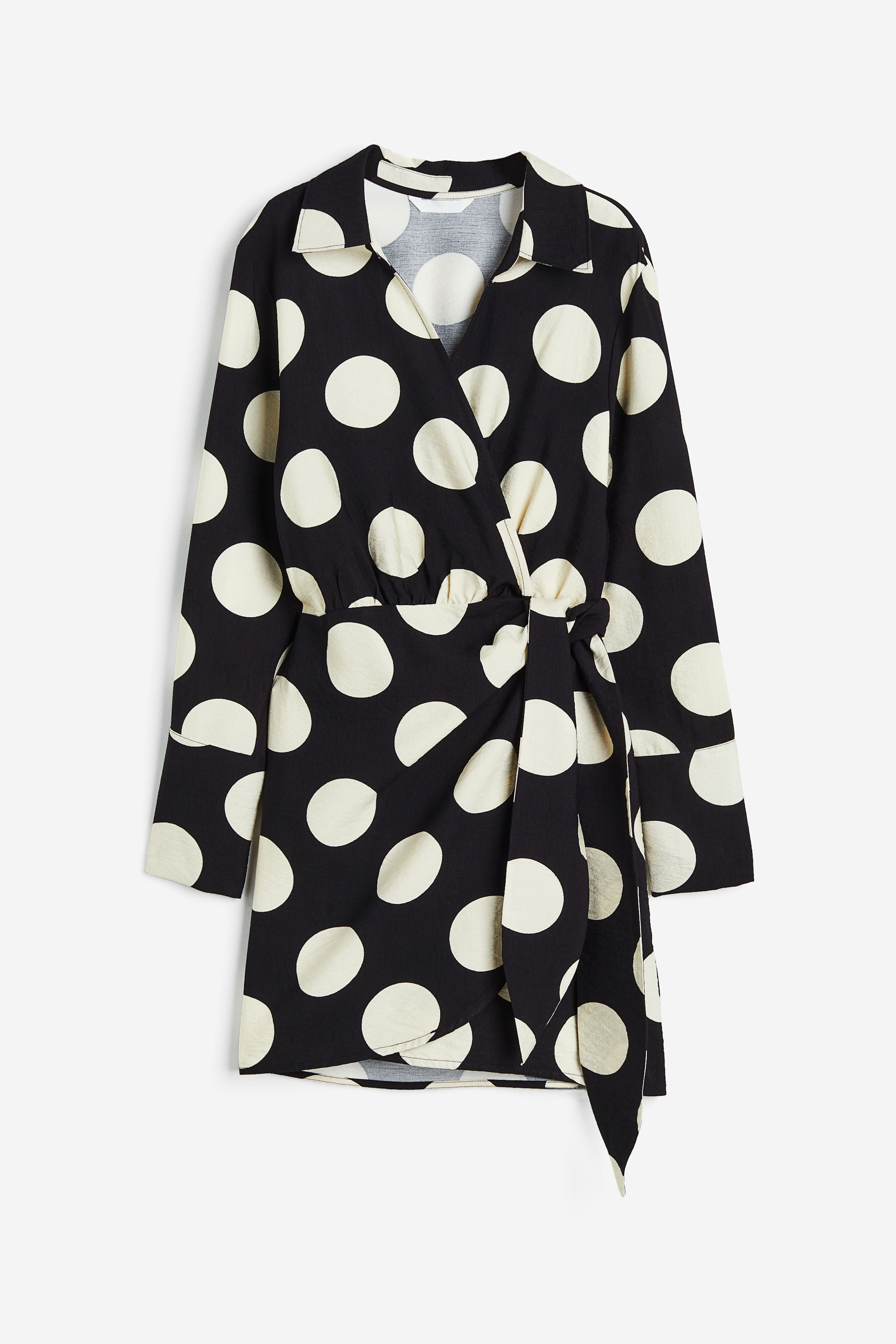 Robe longue a fashion pois h&m