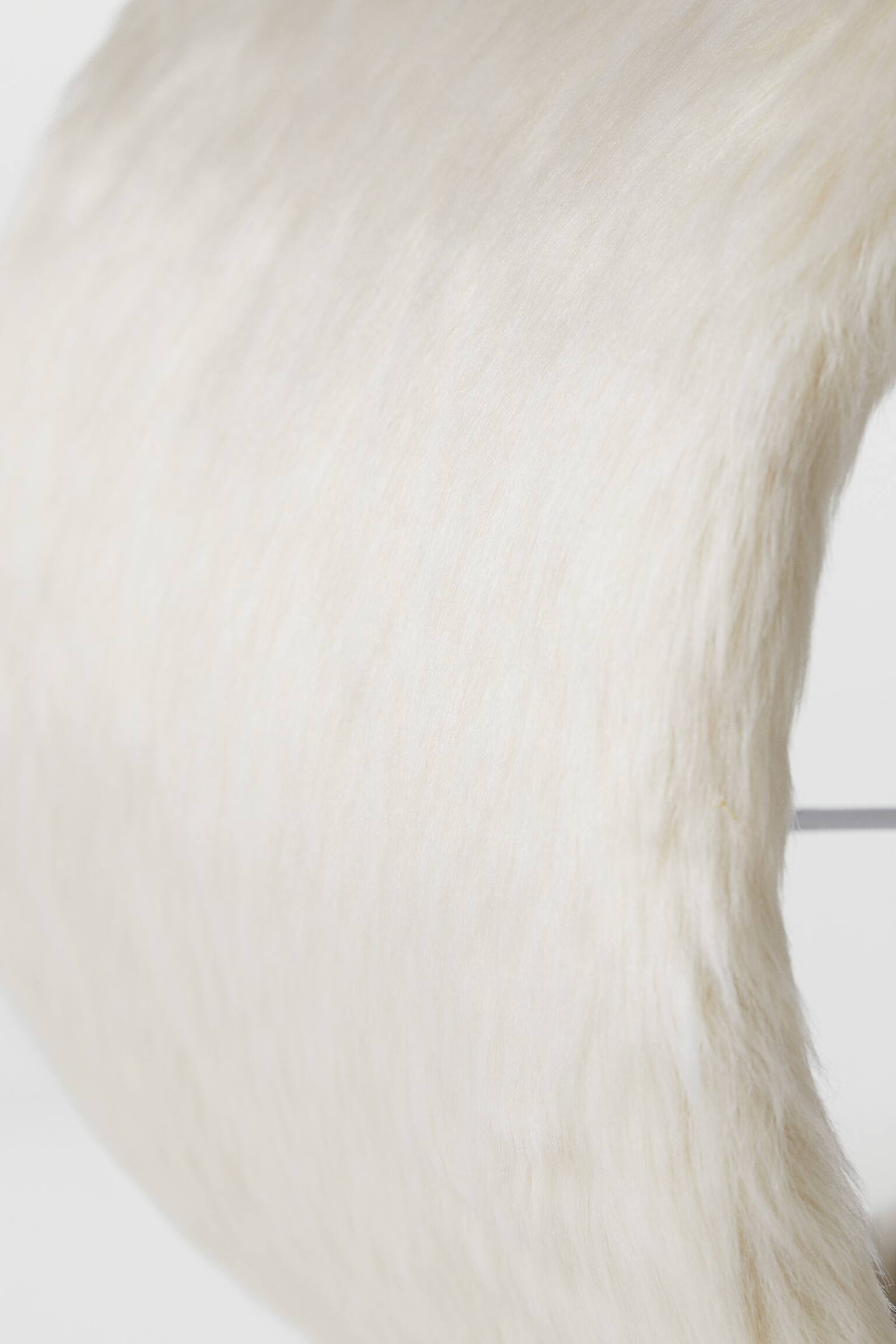 Faux fur lamp shade Natural white Home All H&M GB