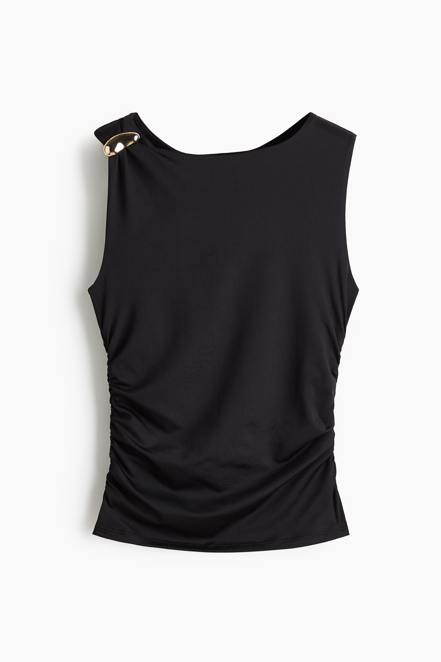 Lágy esésű felső - Fekete/Bézs