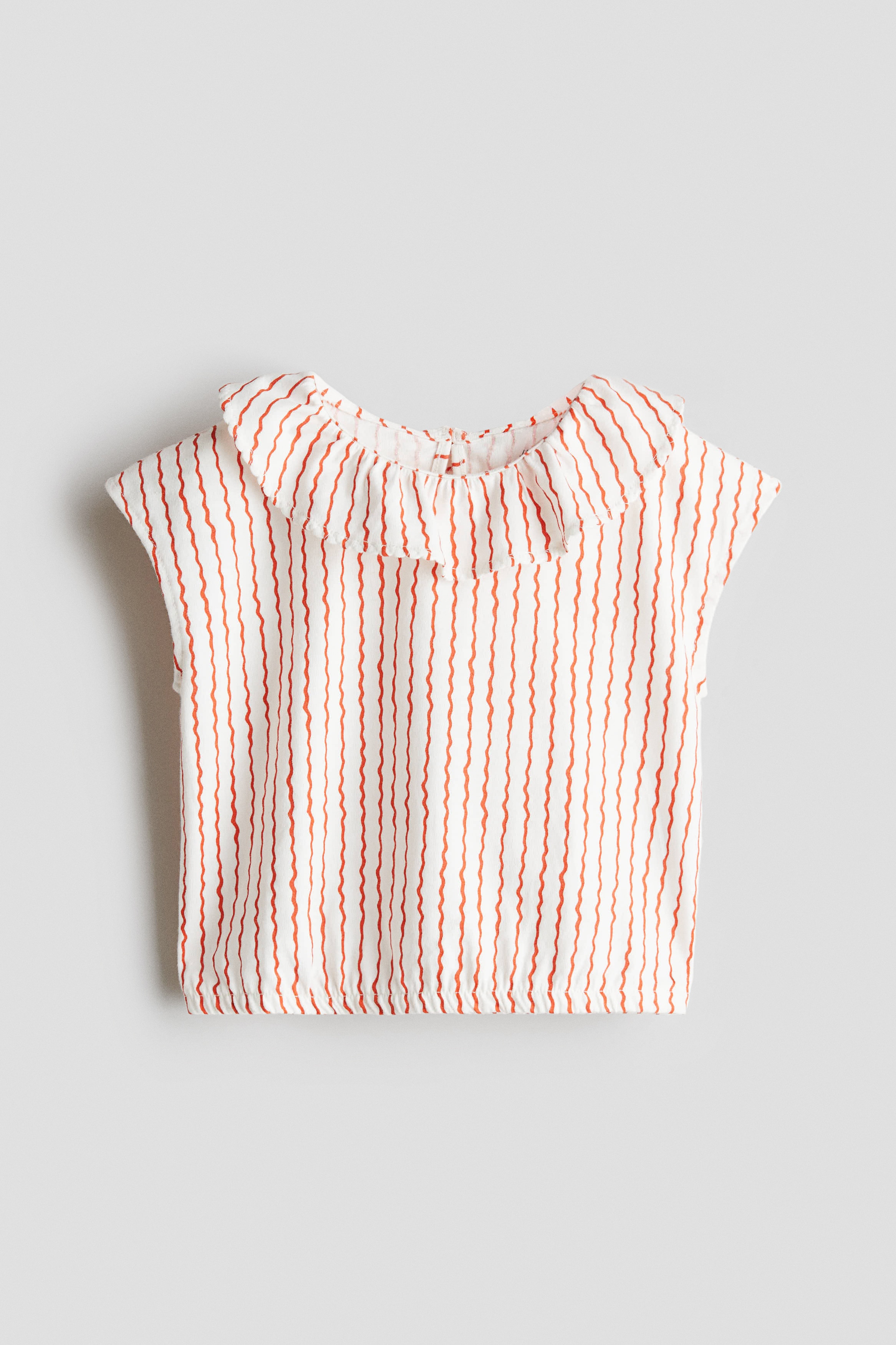 Painokuvioinen pusero - Valkoinen/Punakuvioinen/Persikka/Sydämet/Vaaleankeltainen/Hello Sun