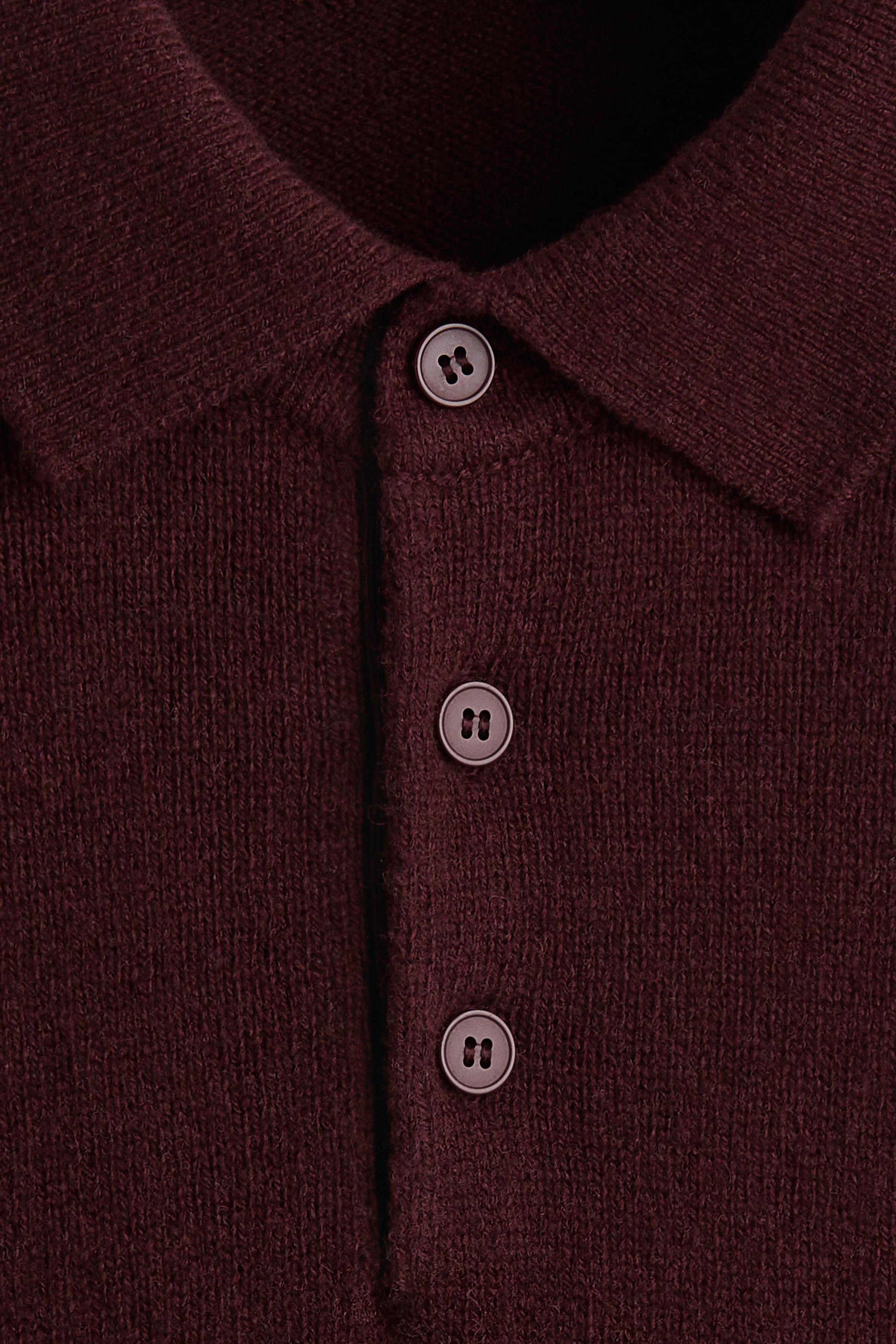 Regular Fit Wool polo shirt