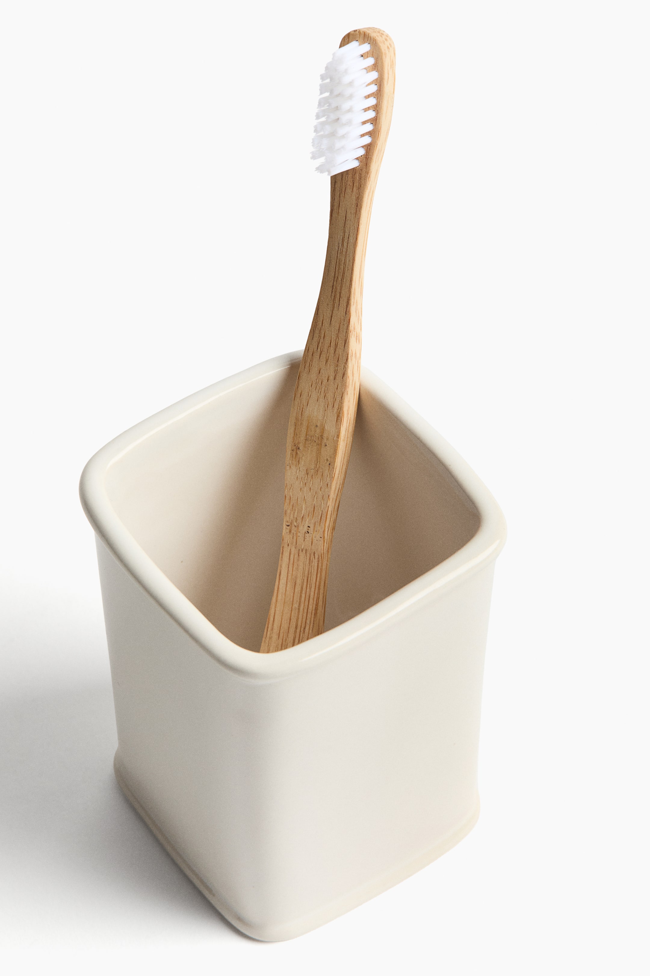 Gobelet de salle de bain en grès cérame