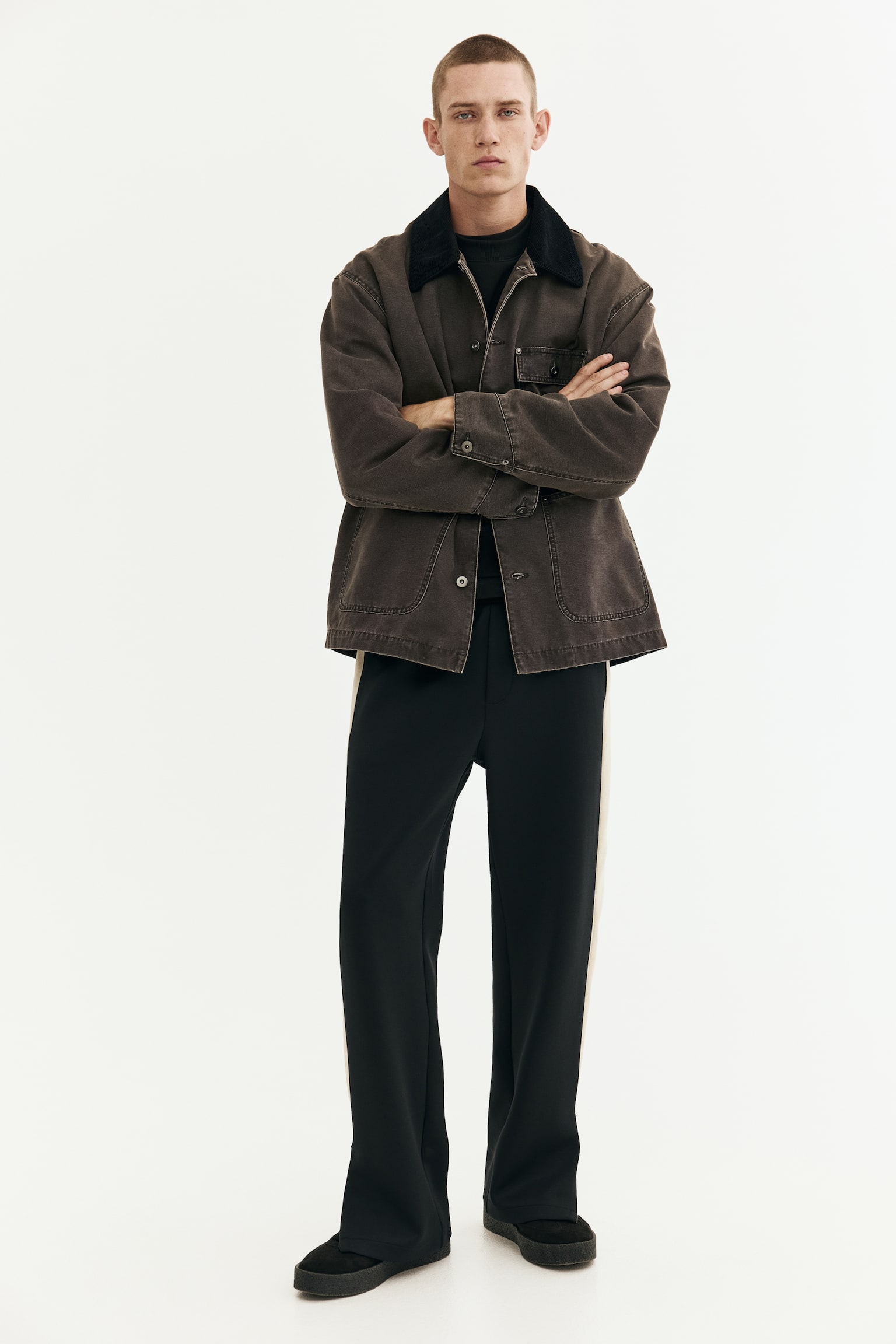 Áo khoác cotton canvas - Màu xám đậm - 5