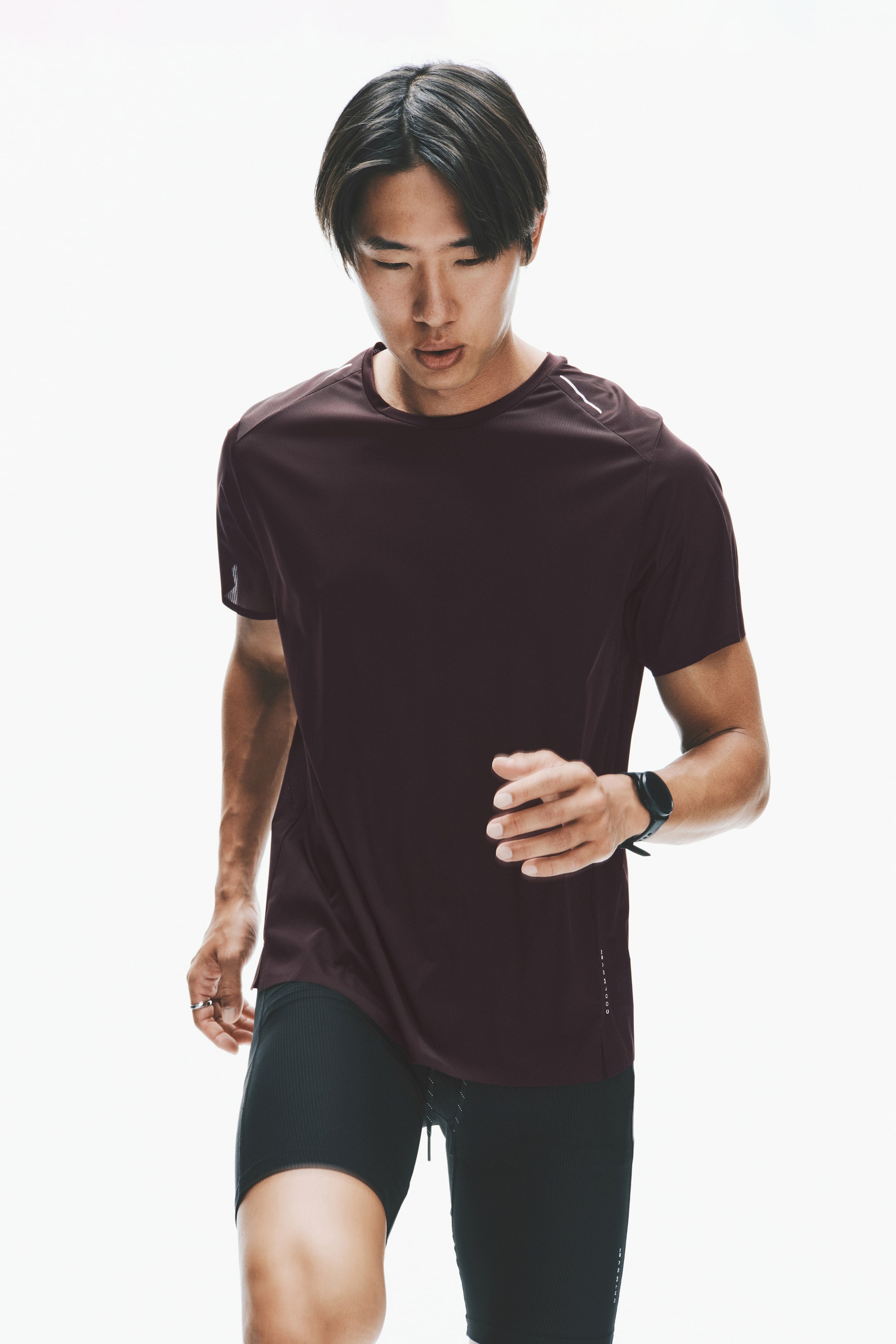 Мужские футболки H&M Lightweight Cooling Running T-Shirt — фото 8
