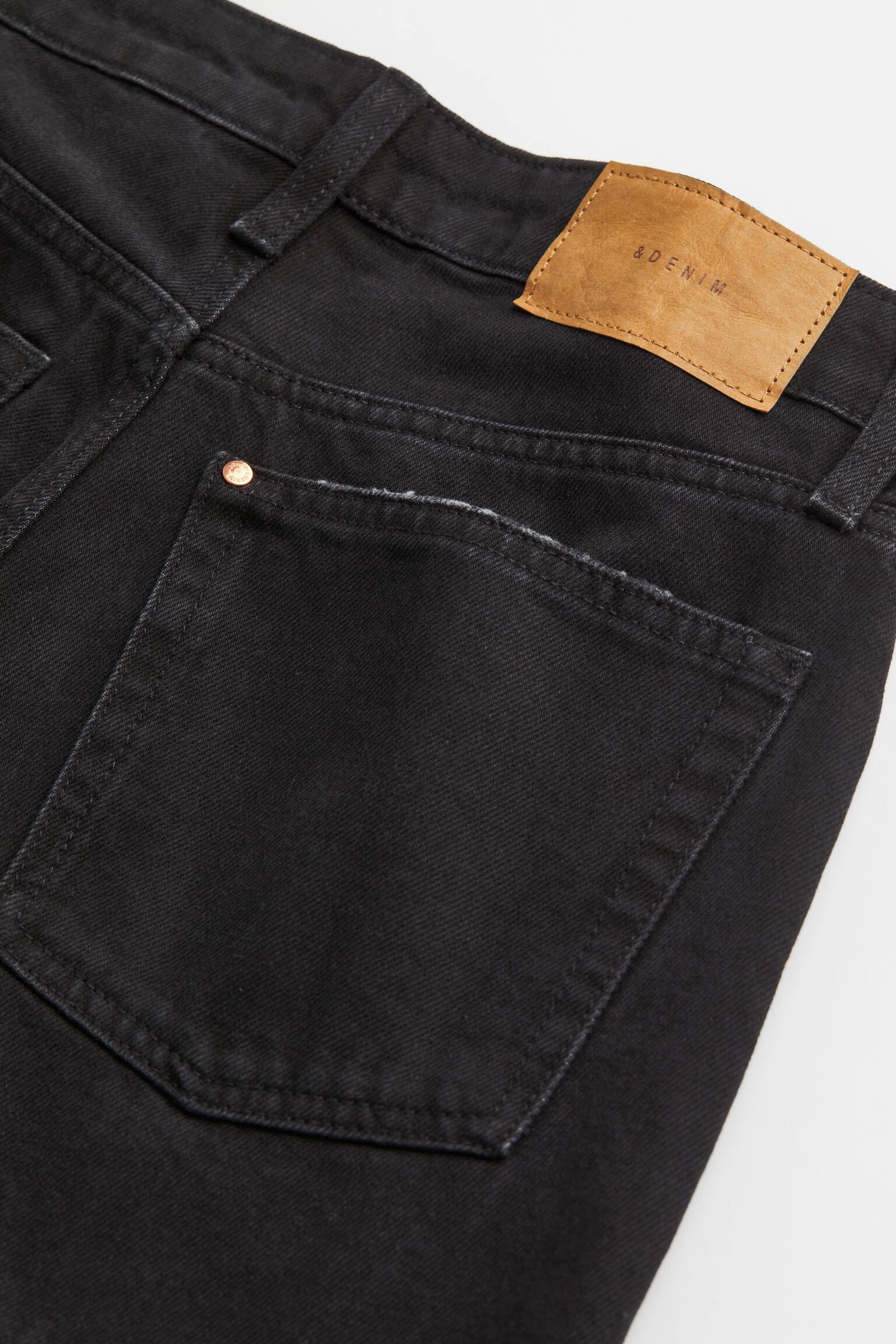 90s Boyfriend Fit High Jeans - Black - 2