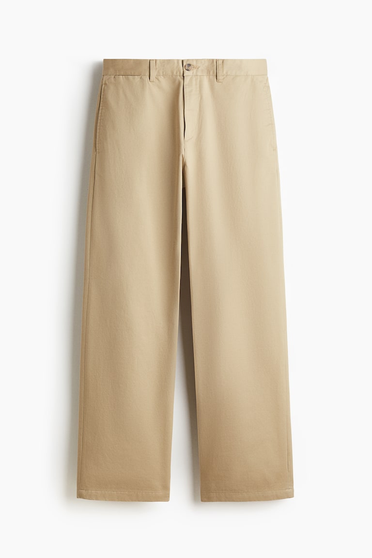 H&M Denim trucker jacket — Relaxed Fit Cotton chinos