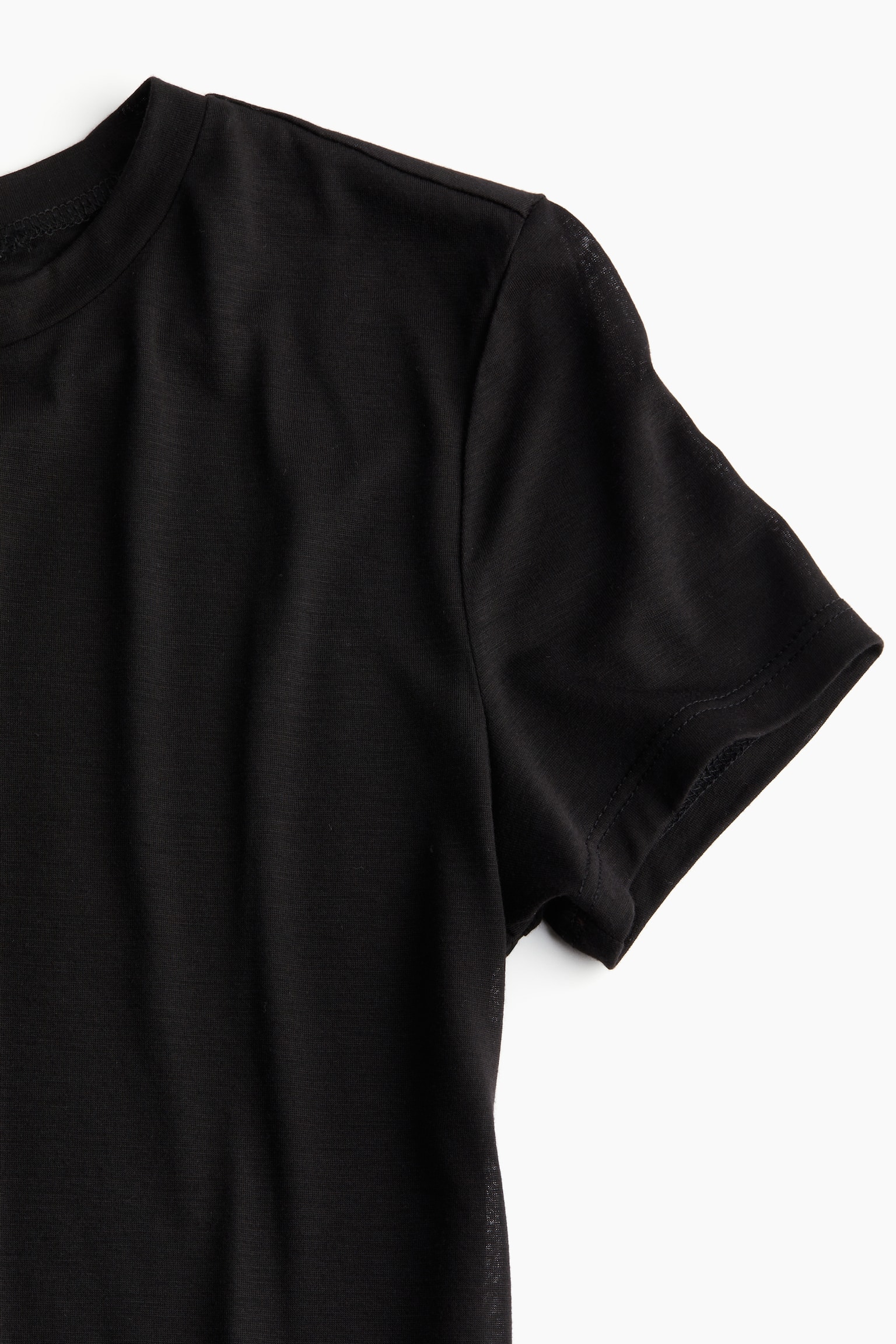 T-shirt ajusté - Noir/Blanc/Gris/Beige clair - 5