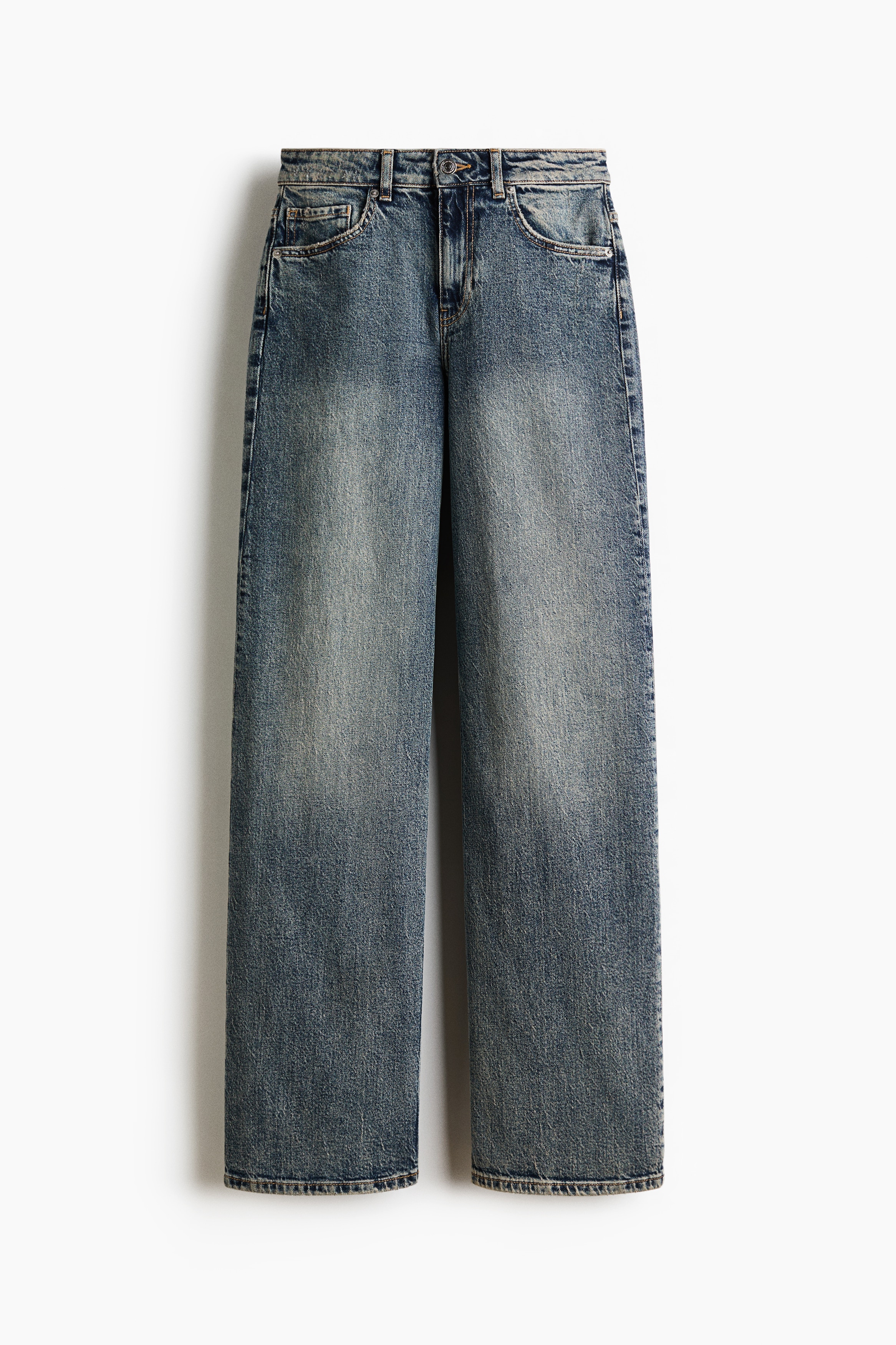 Straight High Waist Jeans - Azul denim/Azul denim claro/Negro denim/Azul denim oscuro