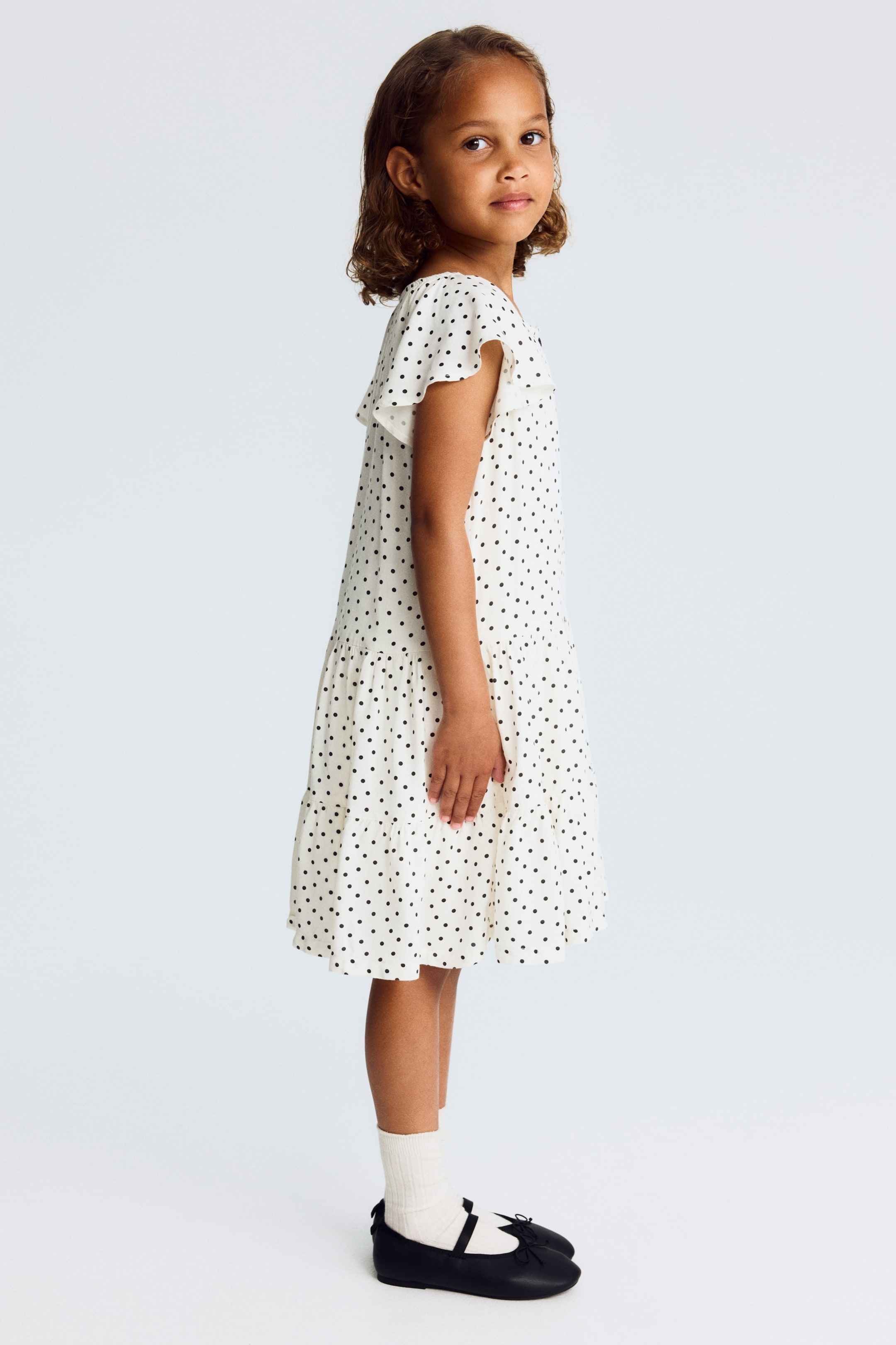 Детские платья H&M Patterned Viscose Dress — фото 4