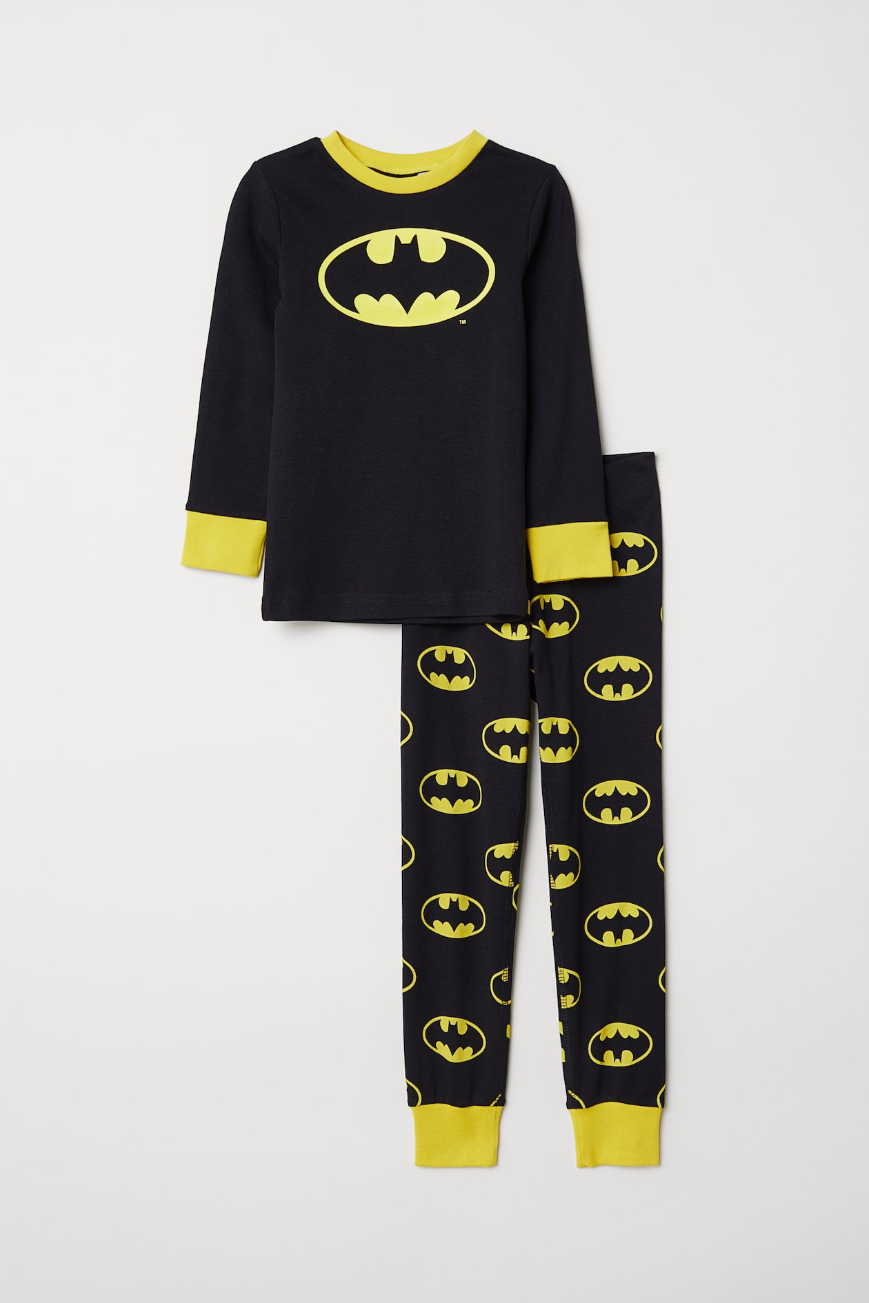 Short Pyjama Pyjama Batman Enfant Pyjama En Jersey Noir/Batman