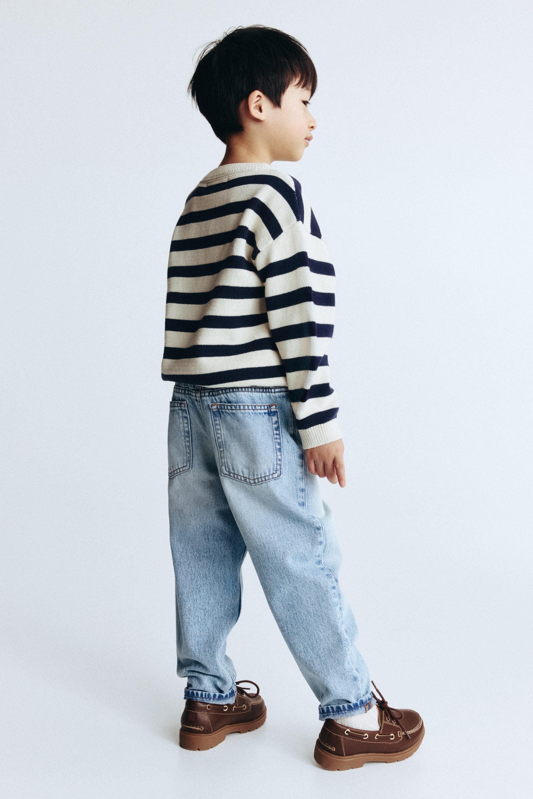 הצגת תמונה גדולה יותר: Loose Fit Jeans - כחול ג'ינס בהיר - Kids | H&M IL 3