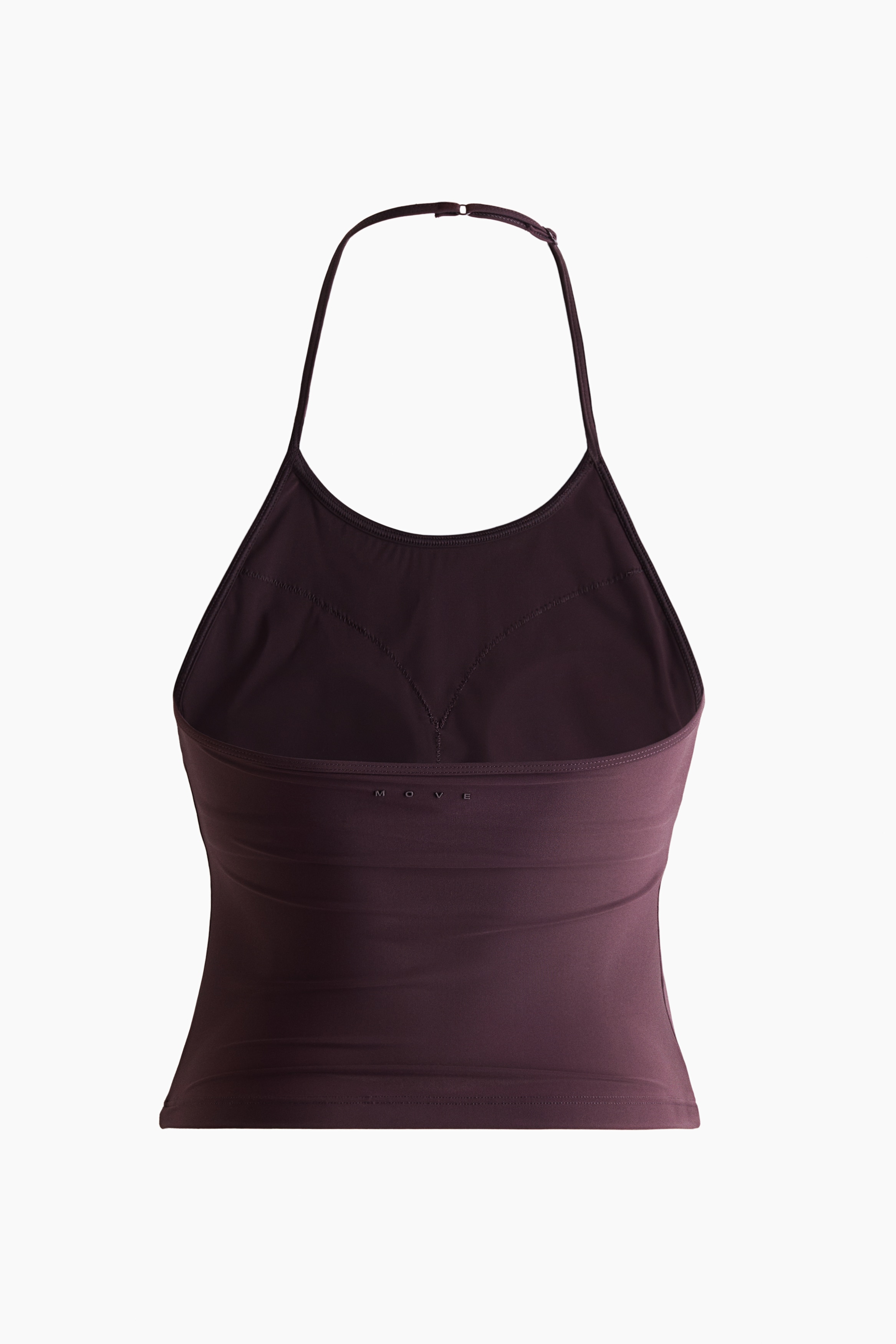 Women's Eggplant purple Tankini Shelf-Bra Top with Lycra® Xtra